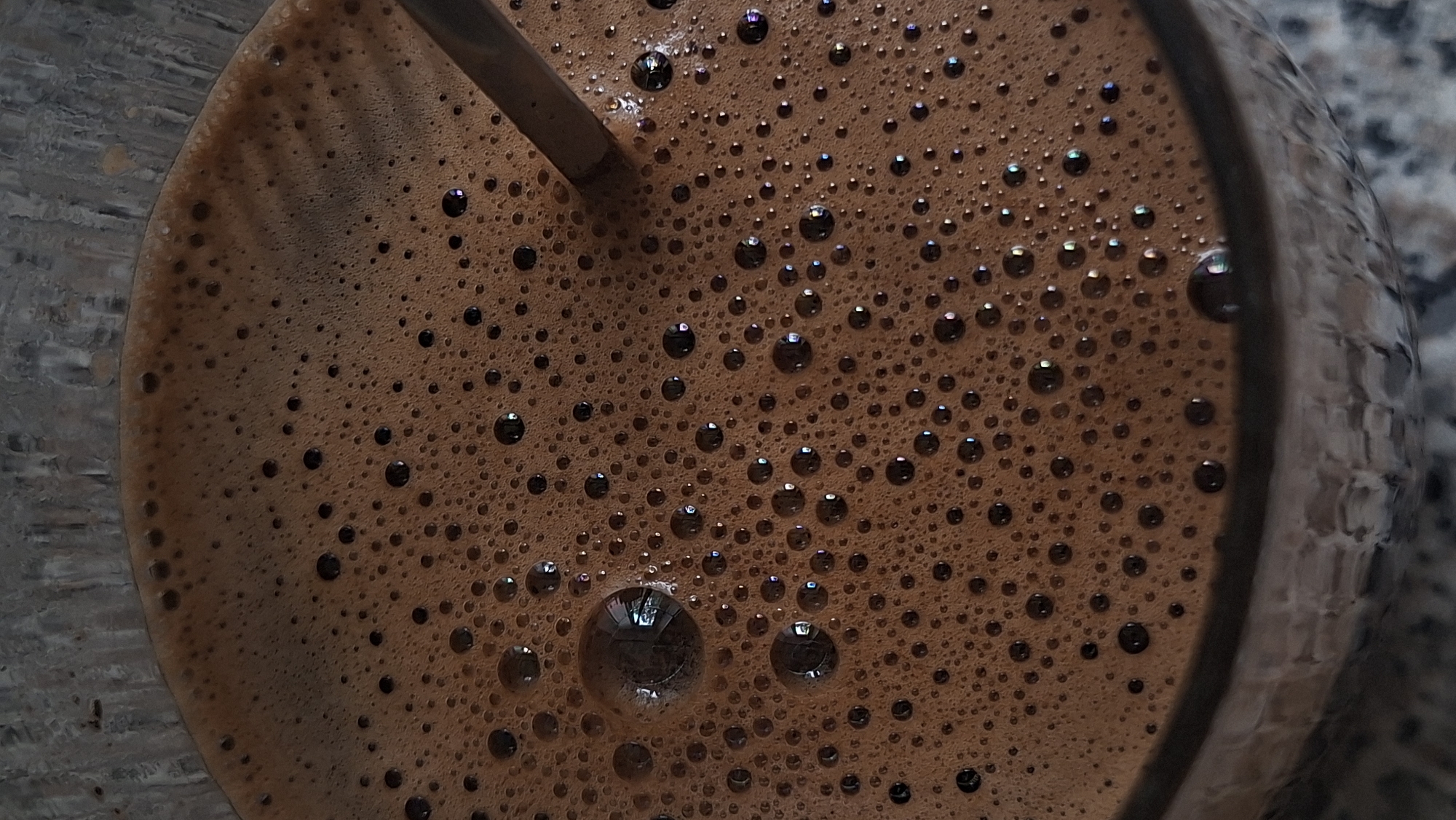 Morning coffee and chocolate snacks at home in Myadzyel