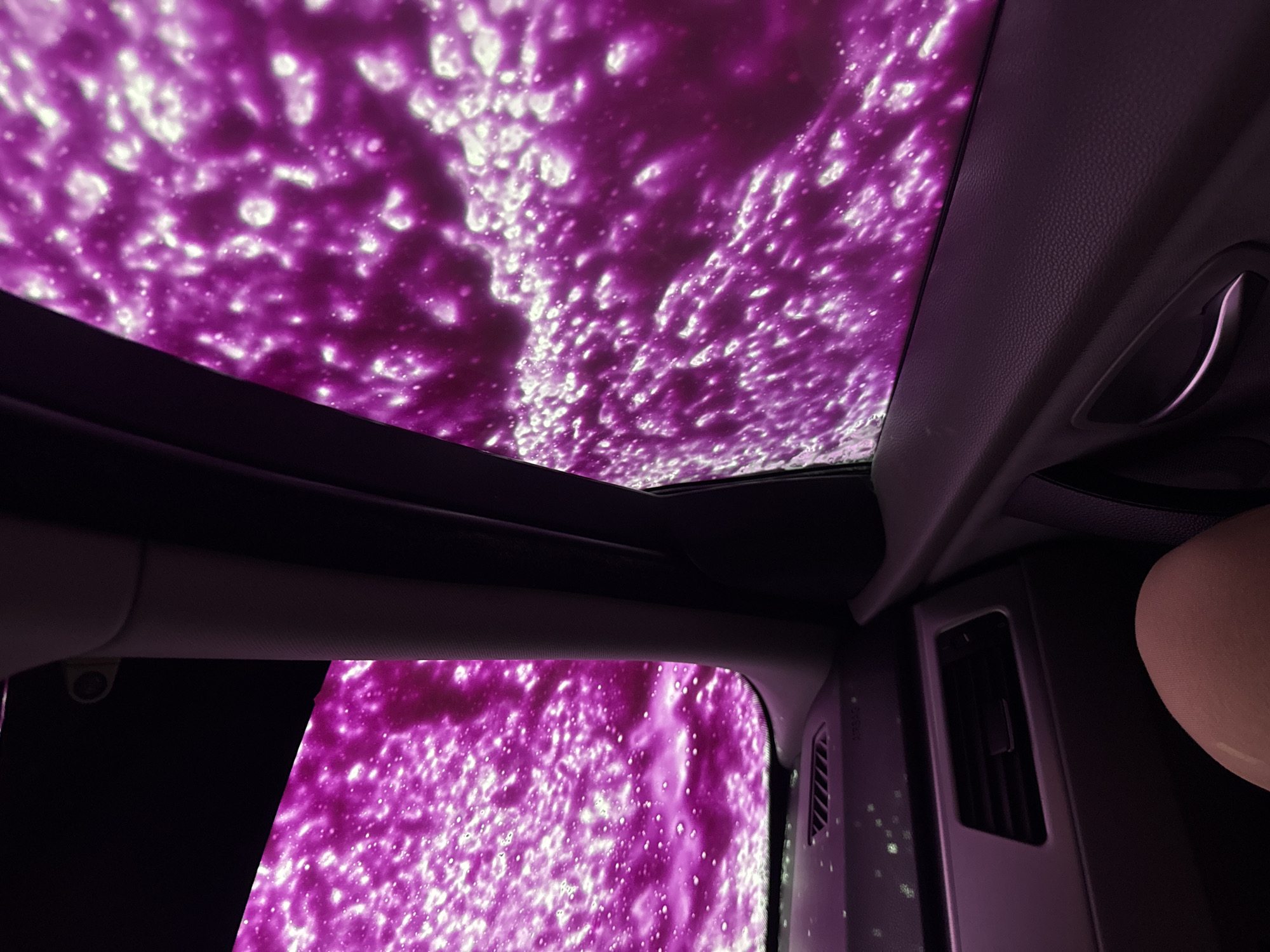Car wash creates purple foam spectacle in Bulgarian town