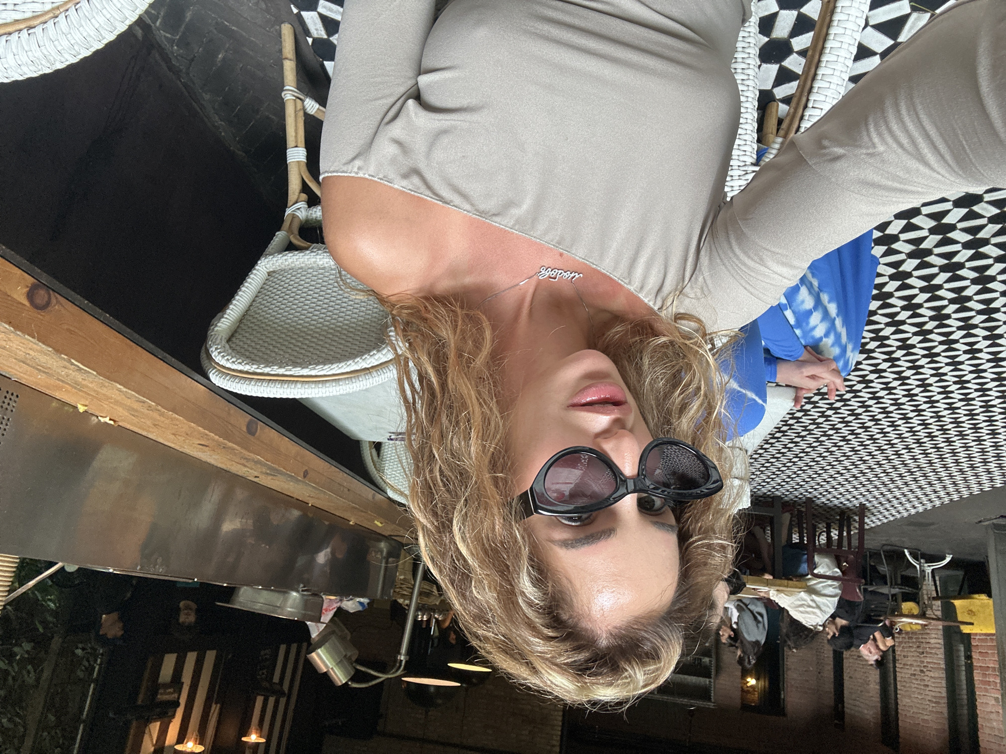Brunch at a stylish Tbilisi café, July 2026