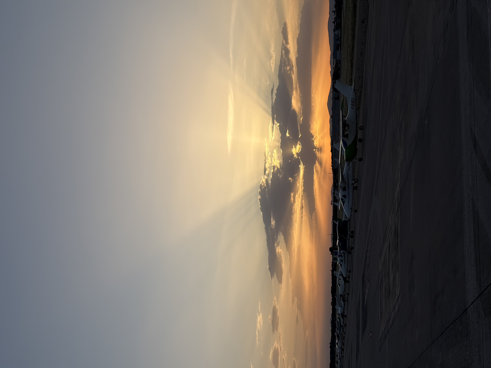 Light aircraft spotted parked at Madrid airport apron