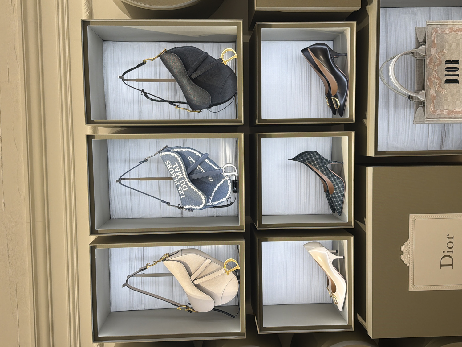Luxury Dior display spotted at London boutique