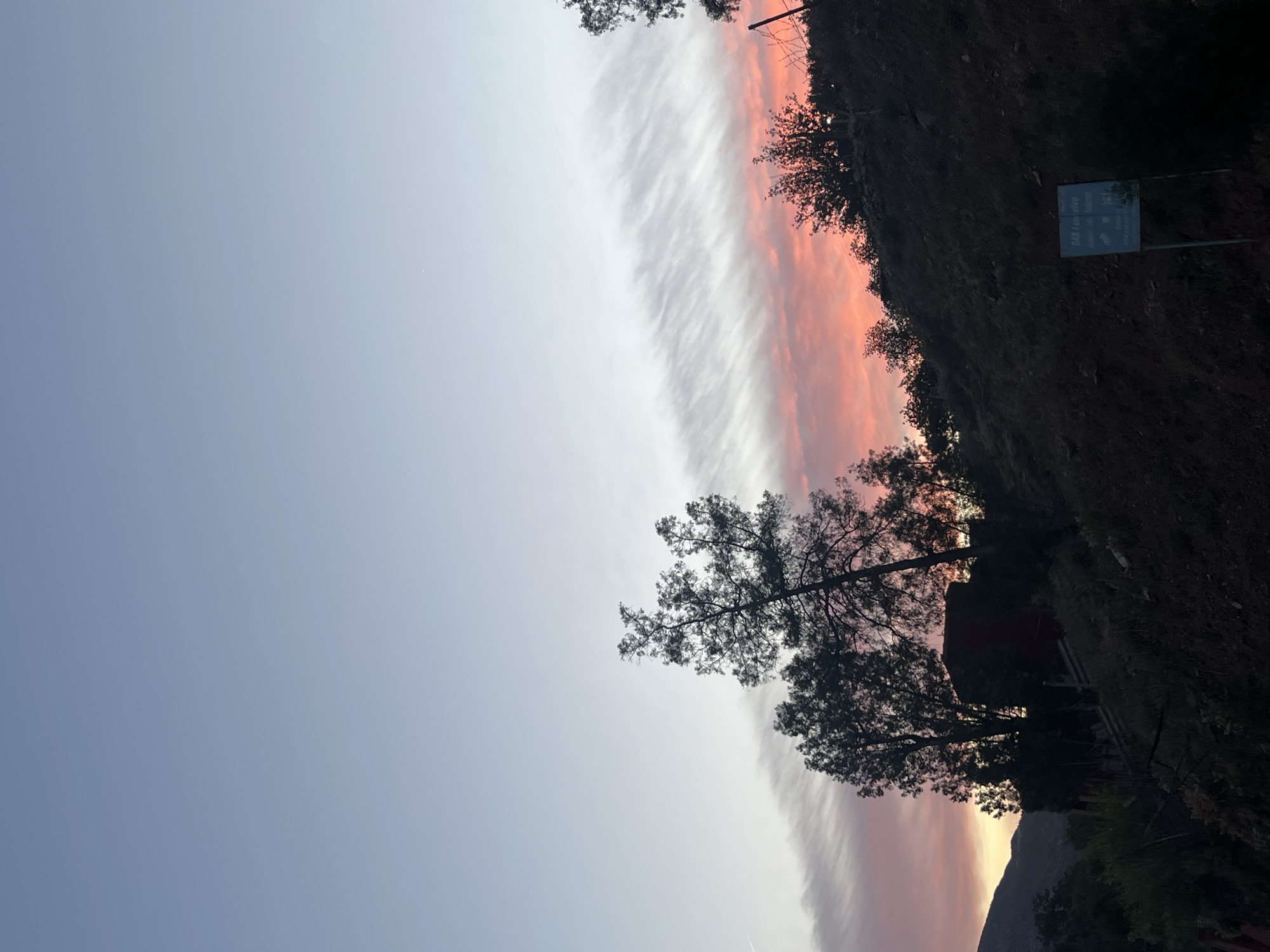 Twilight captured at Bin El Ouidane with colorful mountain vista