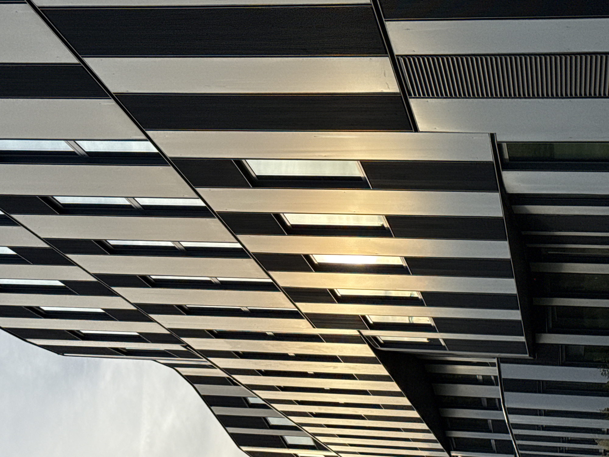 Vienna modern architecture photographed during evening hours