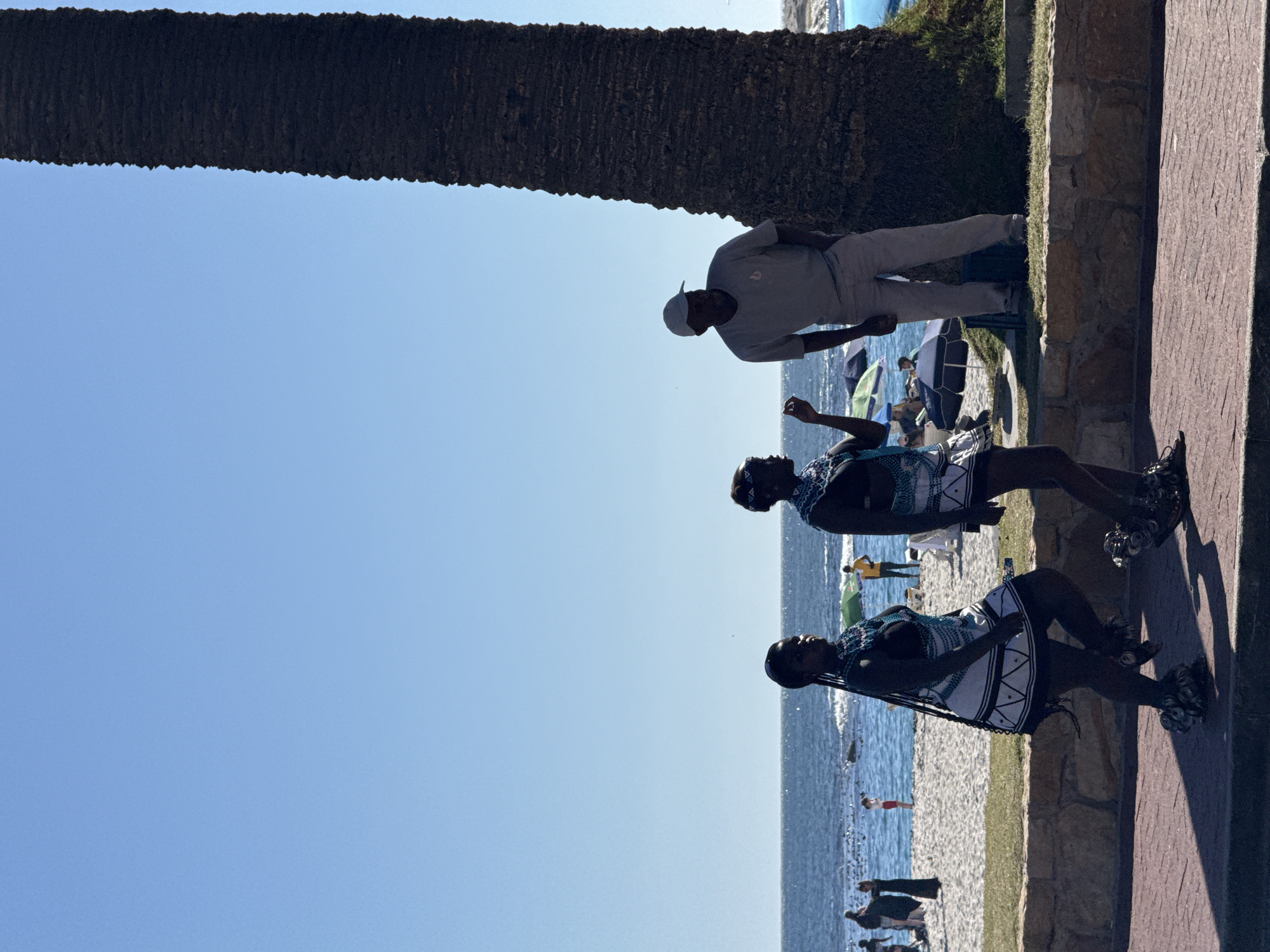 Traditional Xhosa cultural performance held along Cape Town coastline