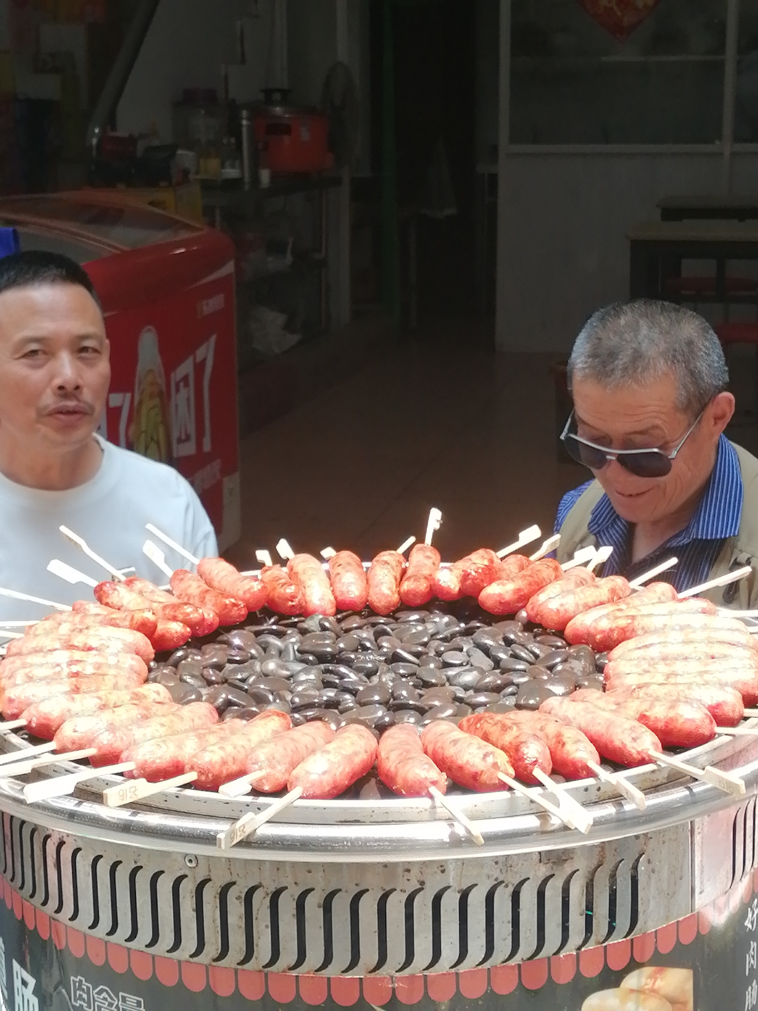 Morning street life documented in Hekou, China