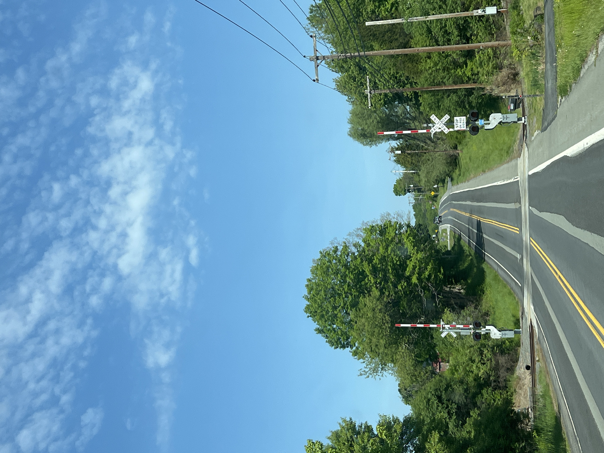 Railroad crossing documented in Chester, New York