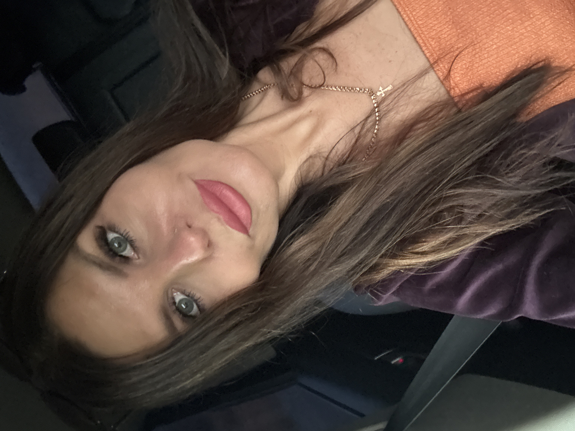 In-car selfie in Dubovaya, Russia