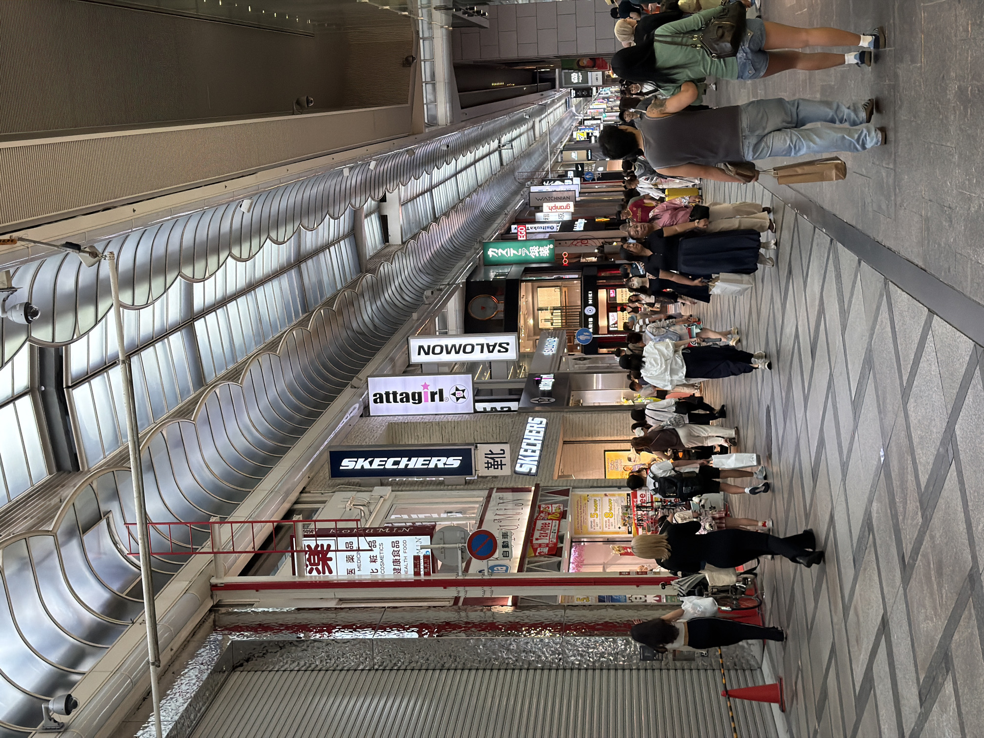 Morning shopping activity observed at Osaka retail stores