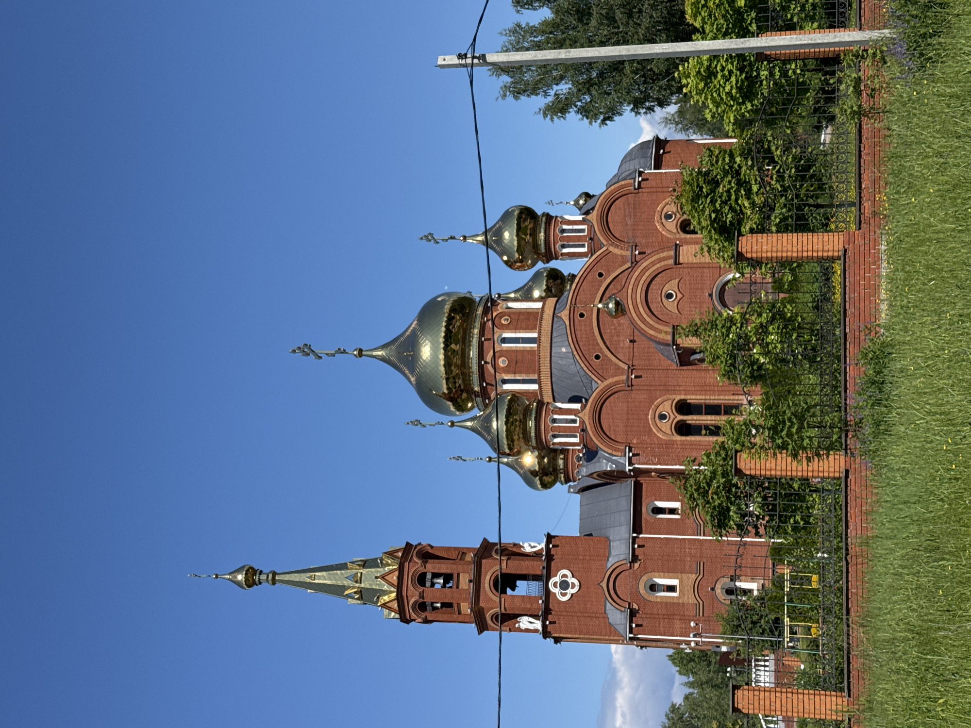 Family outing documented at Orthodox churches in Chaikovsky, Russia