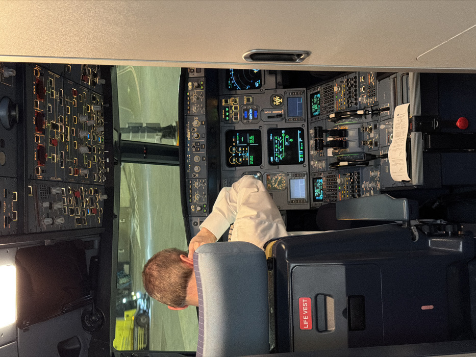 Pilot and passenger scenes captured at Israeli airport facility