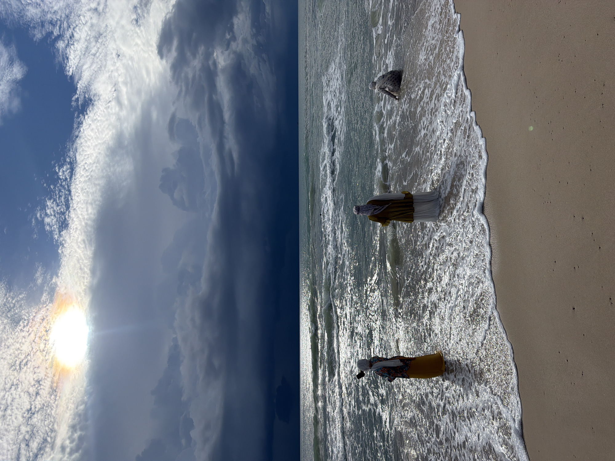 Morning beach life documented in Choeng Thale, Thailand