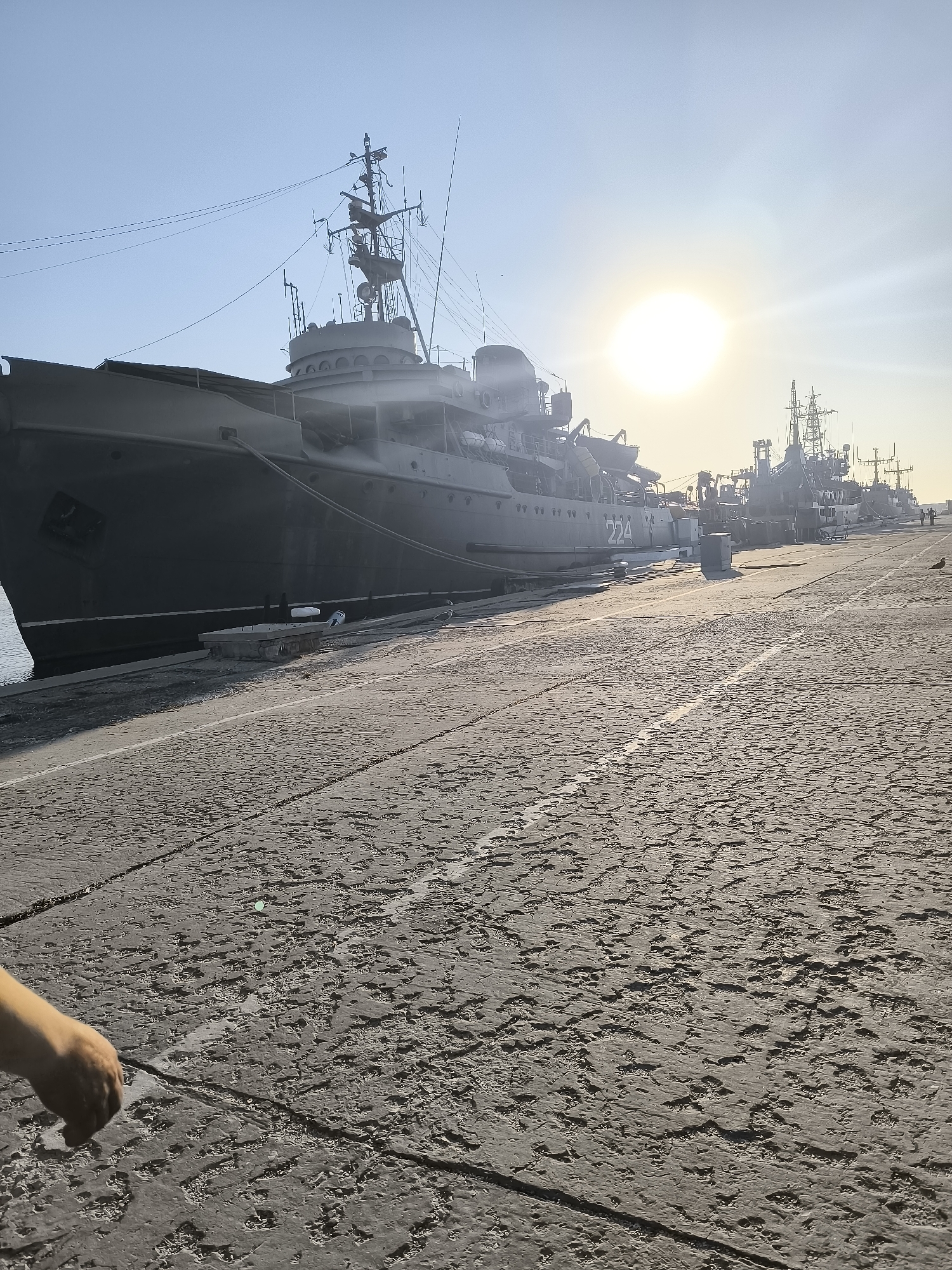 Varna Naval Museum: ships, harbor, and outdoor military hardware