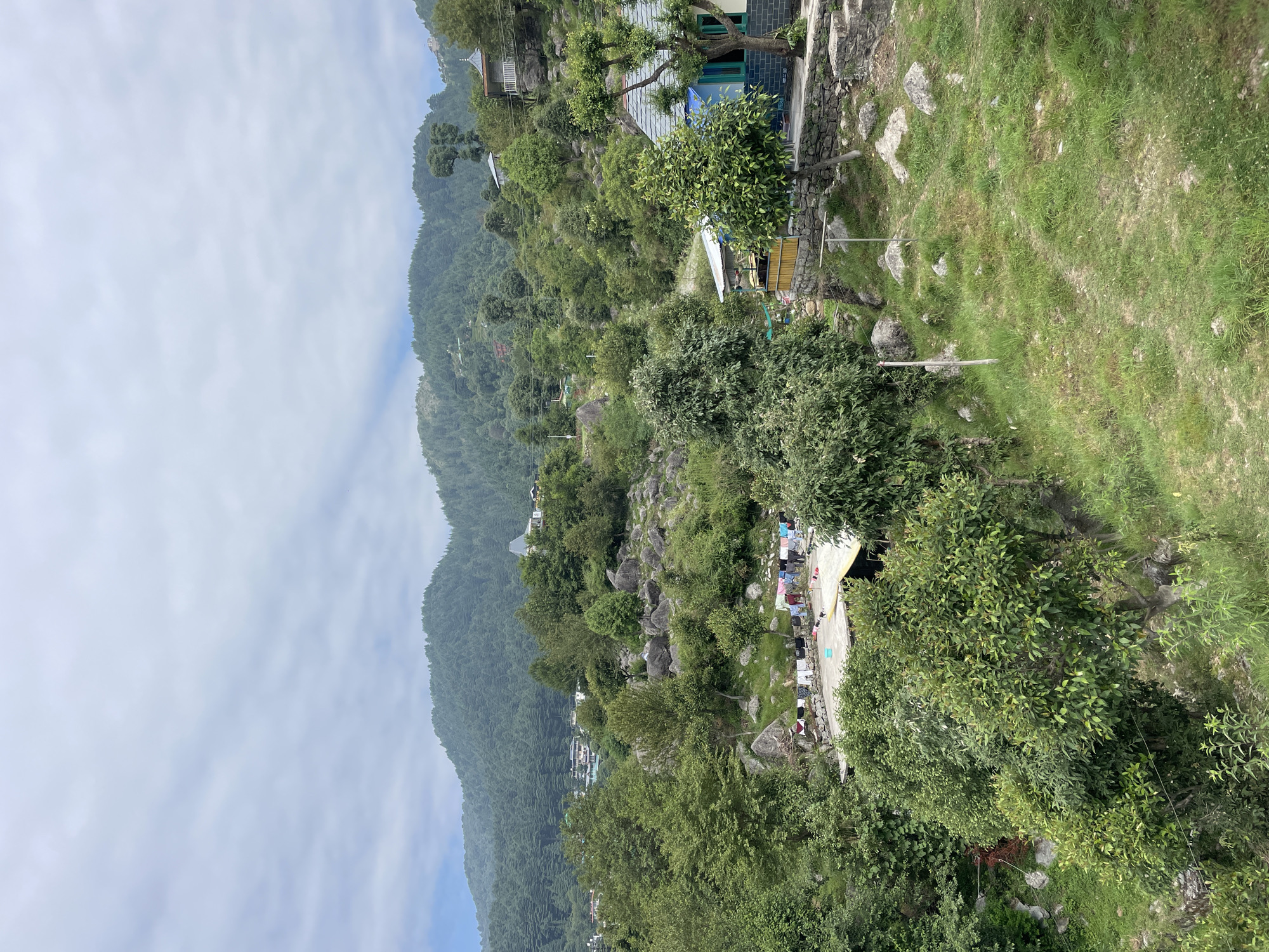 Morning nature photography captures mountain villages, gardens in northern India