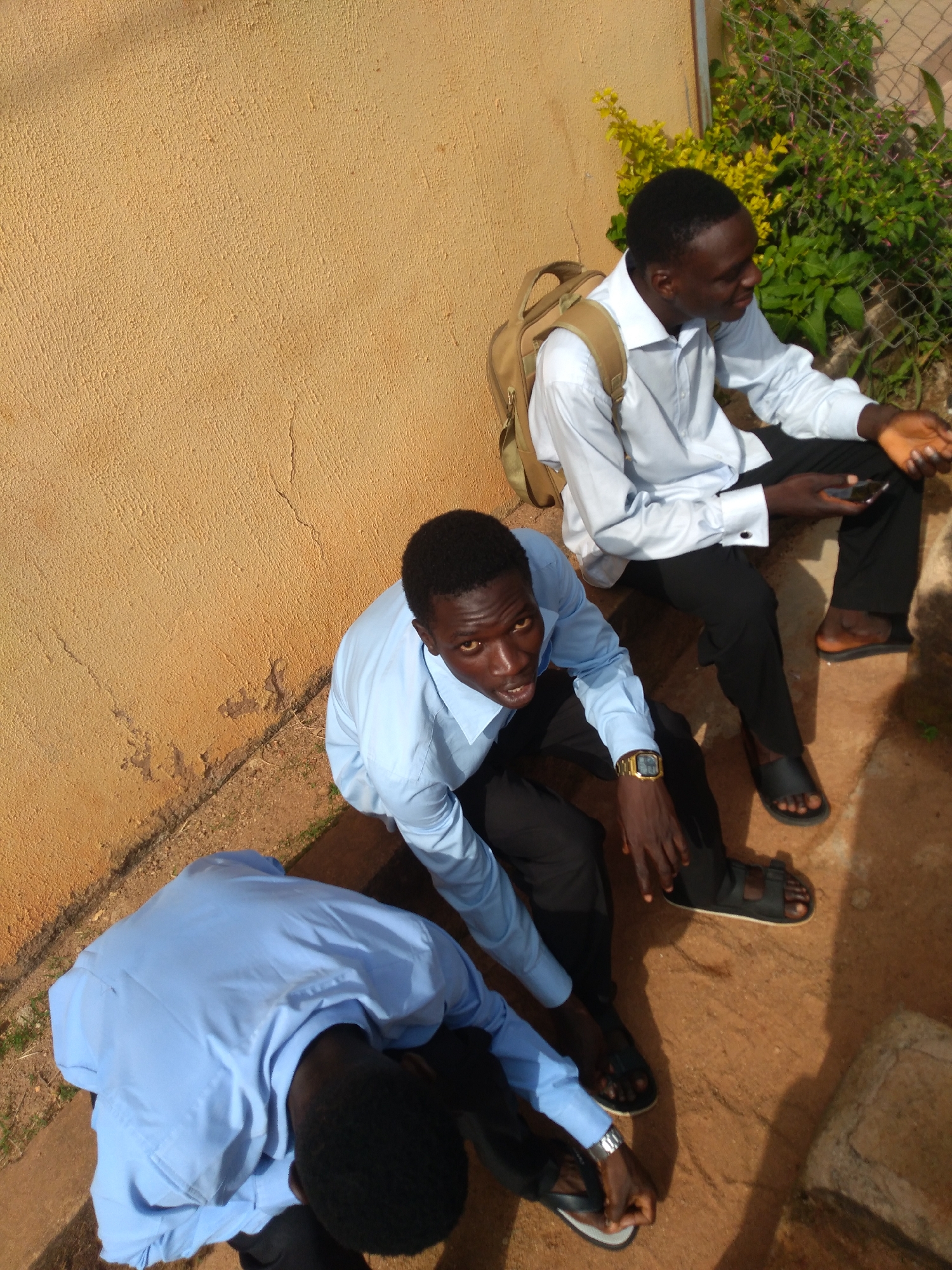 Daily life documented at institutional building complex