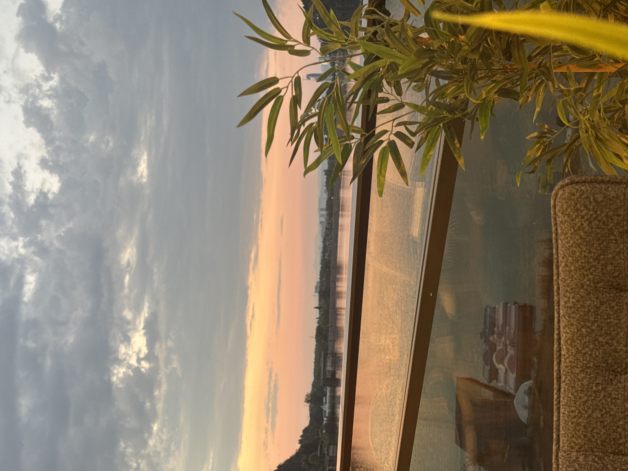 Sunset over Pancharevo Lake, inside and out
