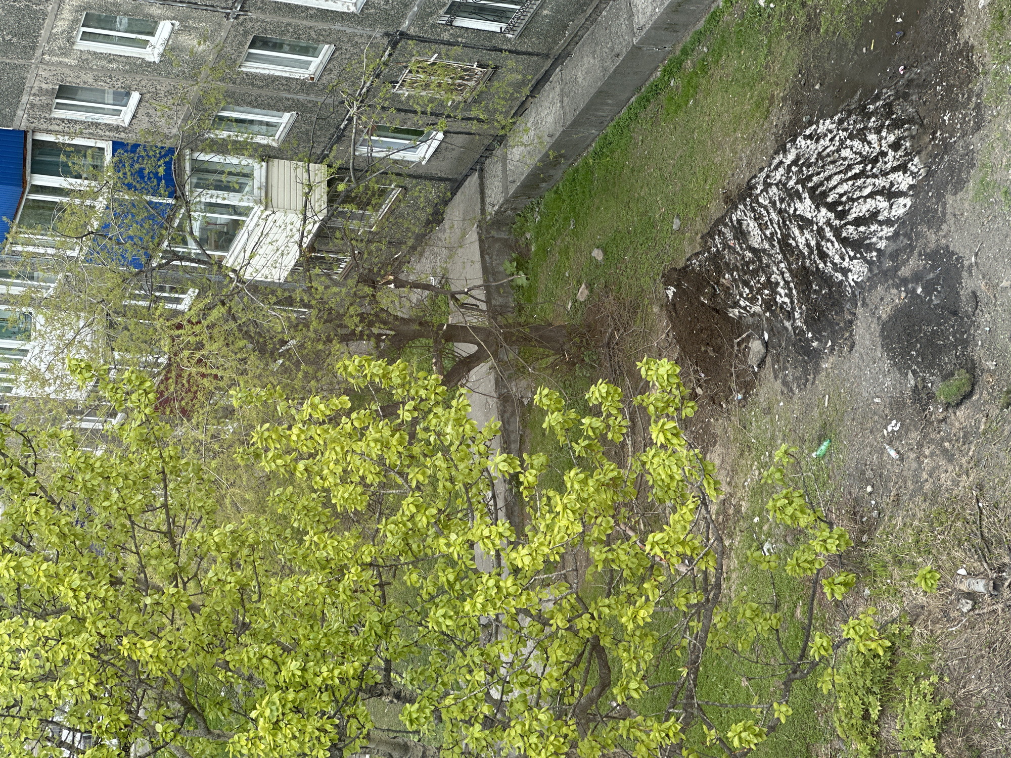 Home interior and exterior scenes in Petropavlovsk-Kamchatsky springtime