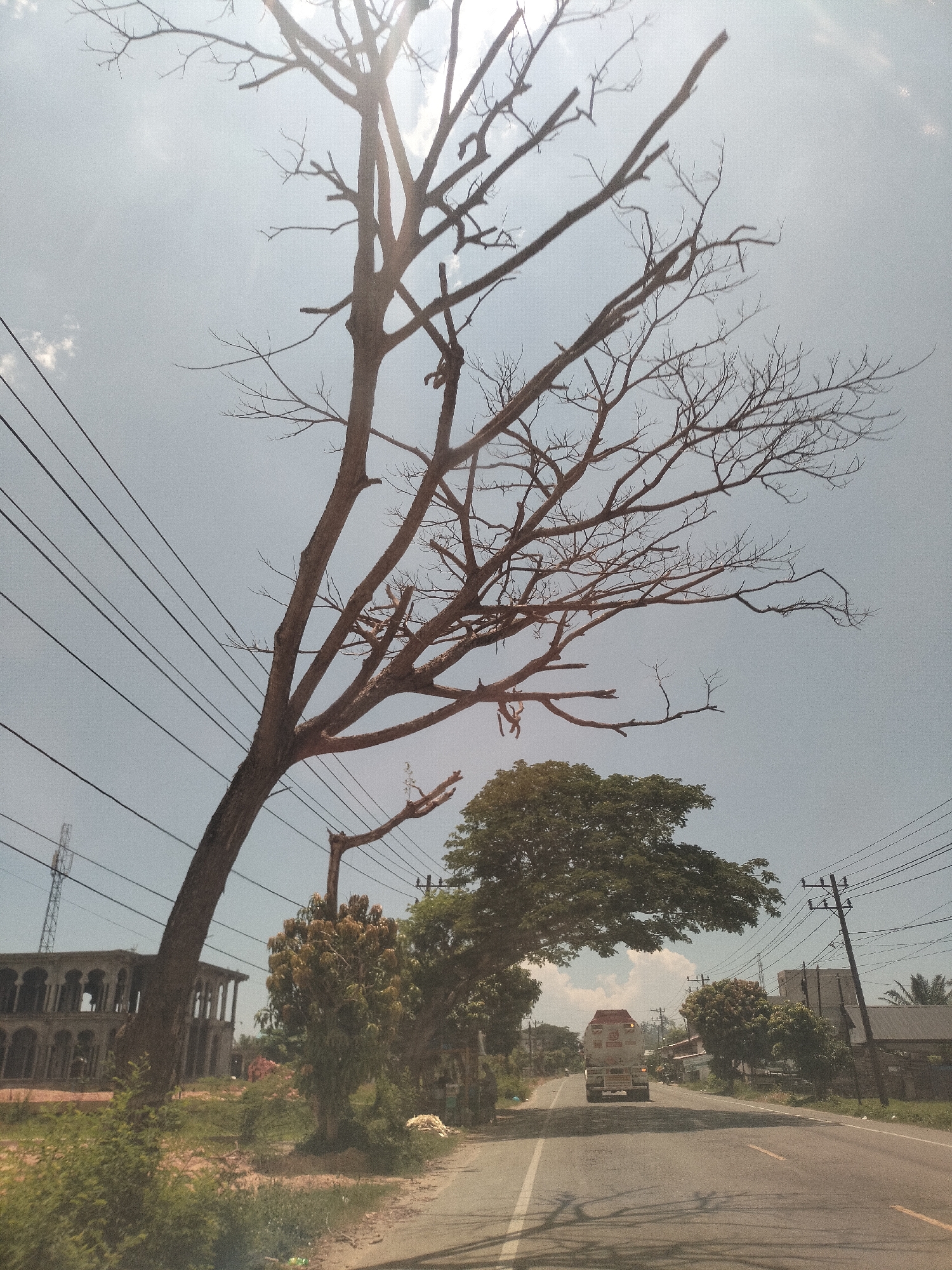 Morning street scenes captured in Indonesian residential areas
