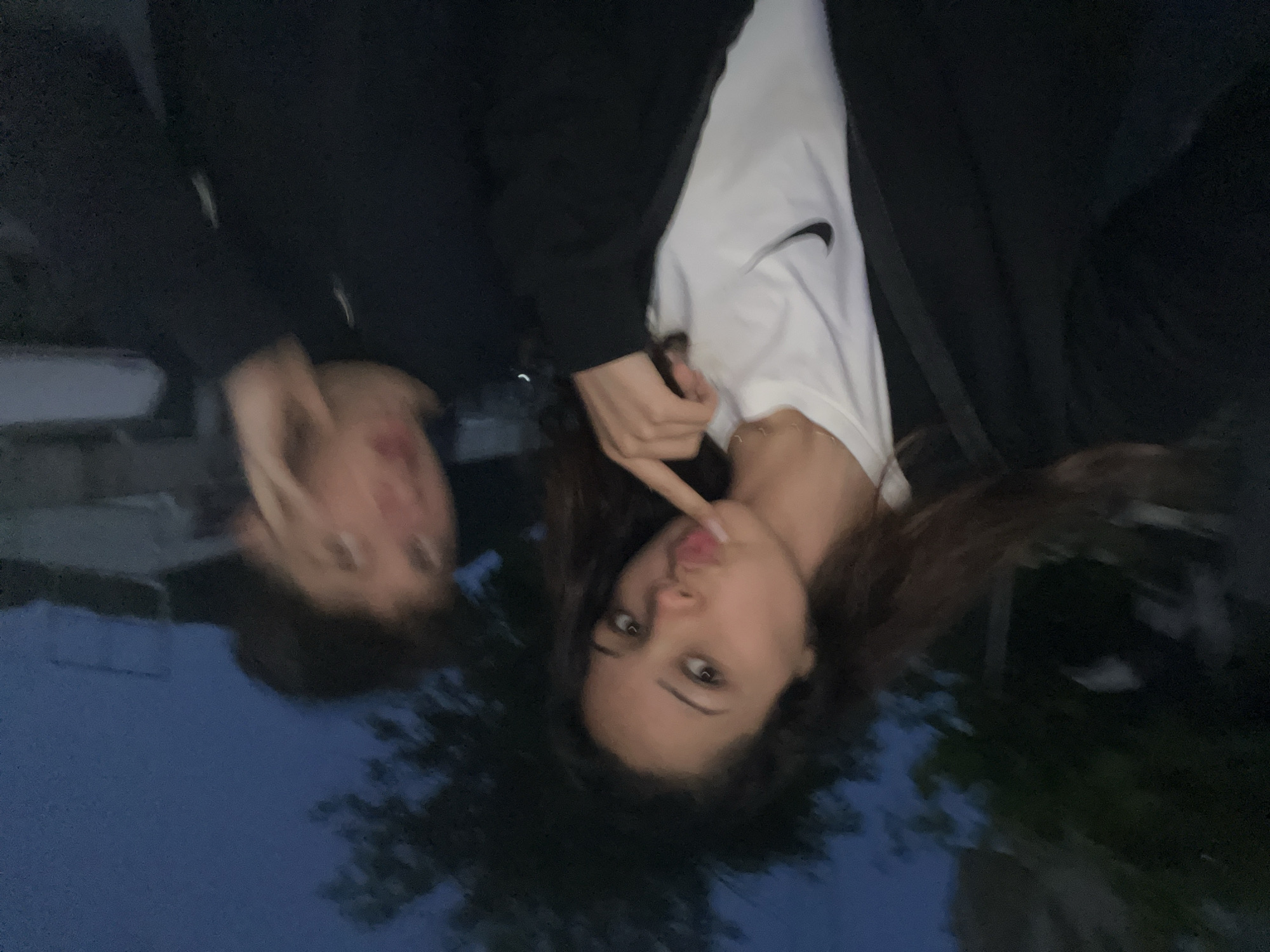 Young Couple Takes Evening Selfies on Zlatograd Street