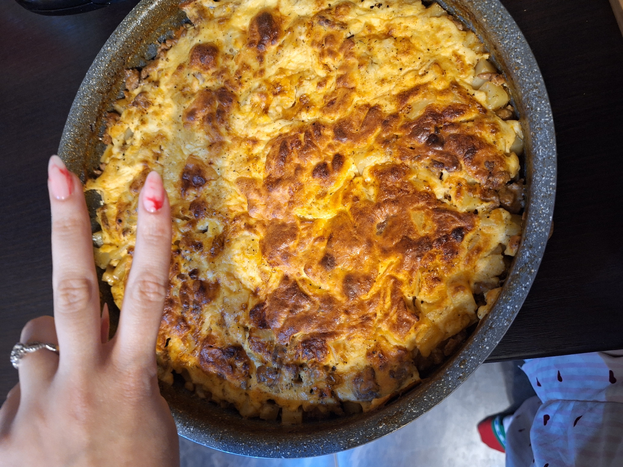 Late-night home cooking captured in Sofia, Bulgaria