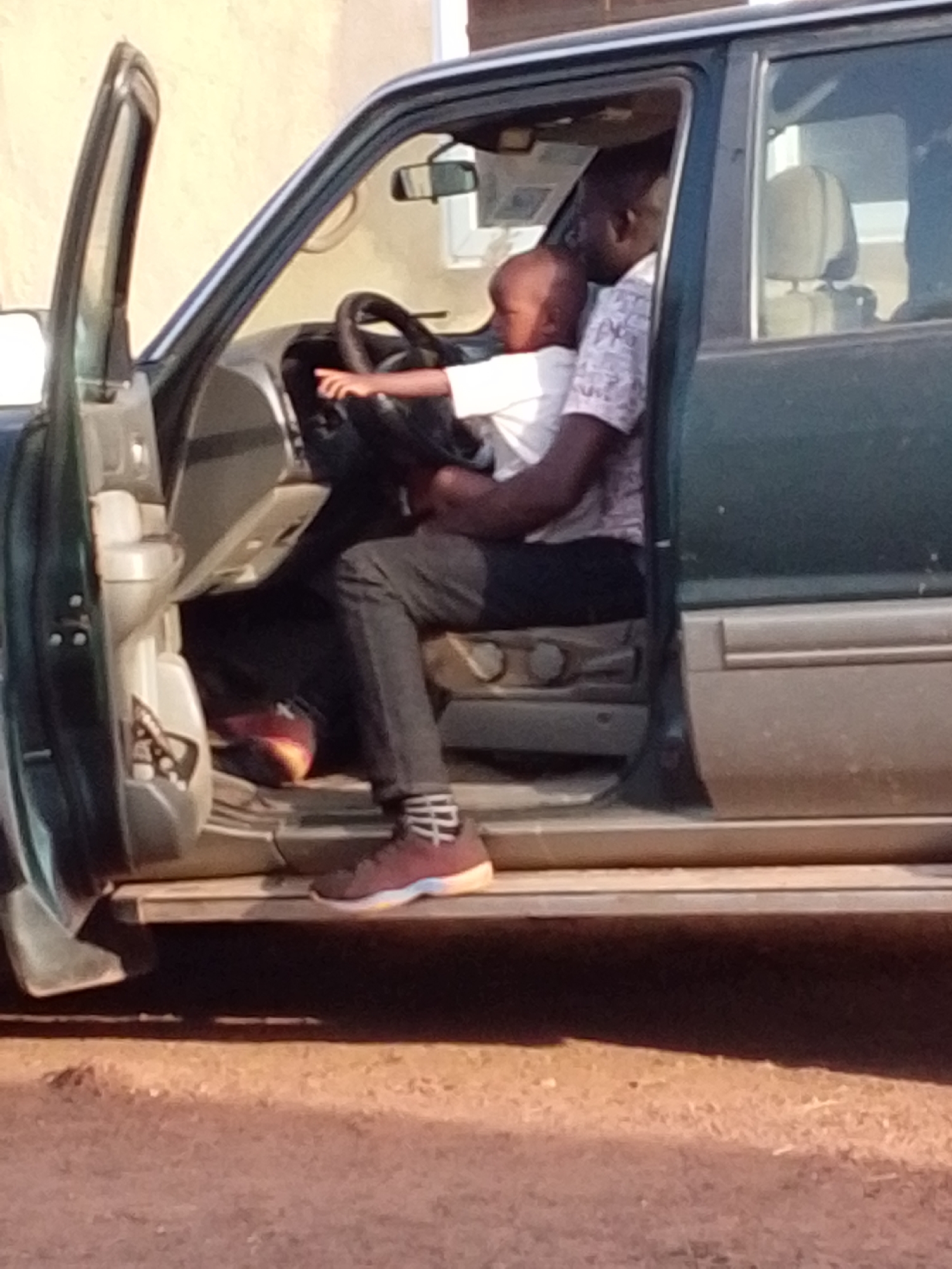 Early morning street scenes documented in Tamale, Ghana