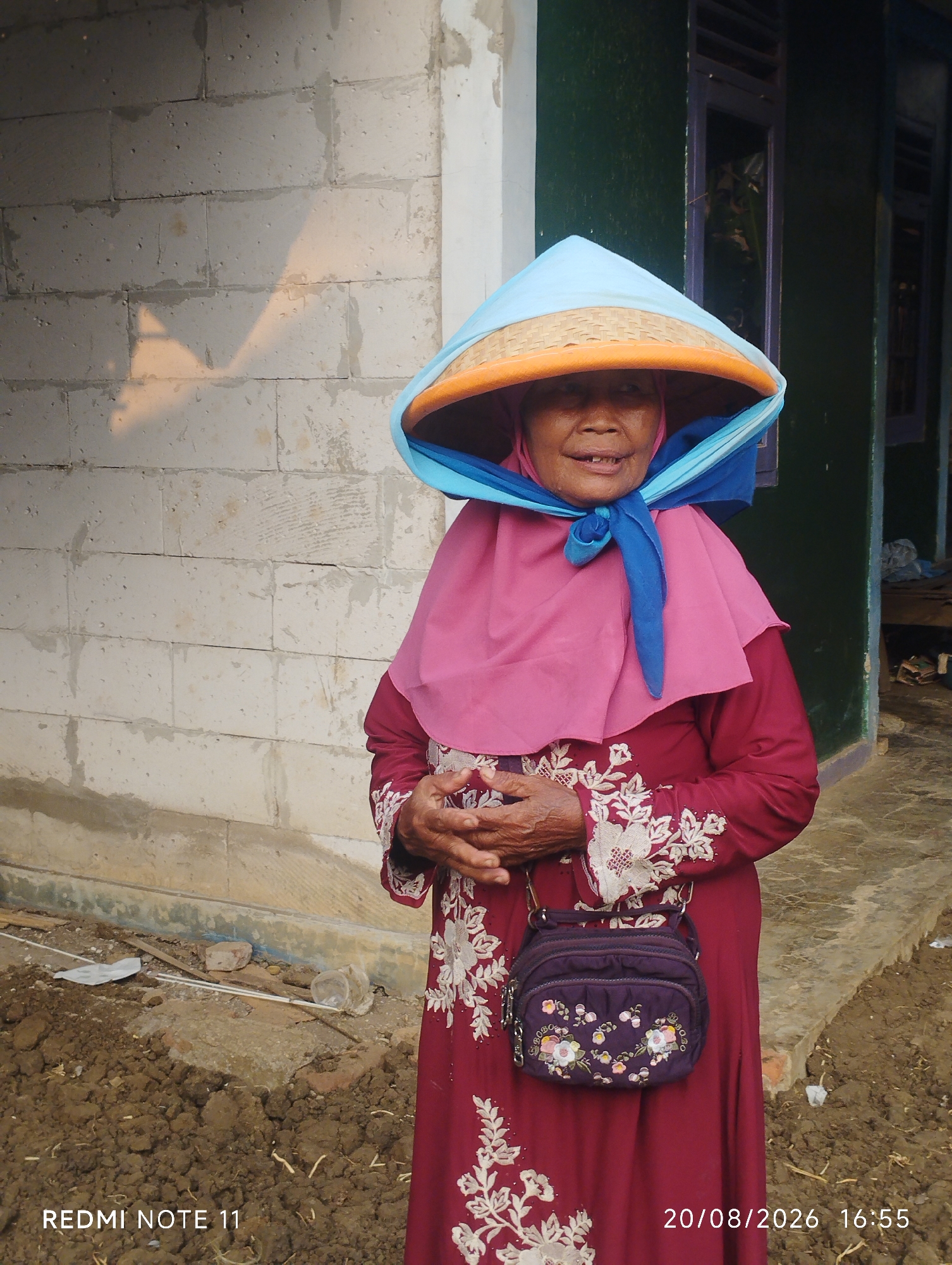 Rural Karawang: paddies, ducks, and a roadside vendor's bicycle