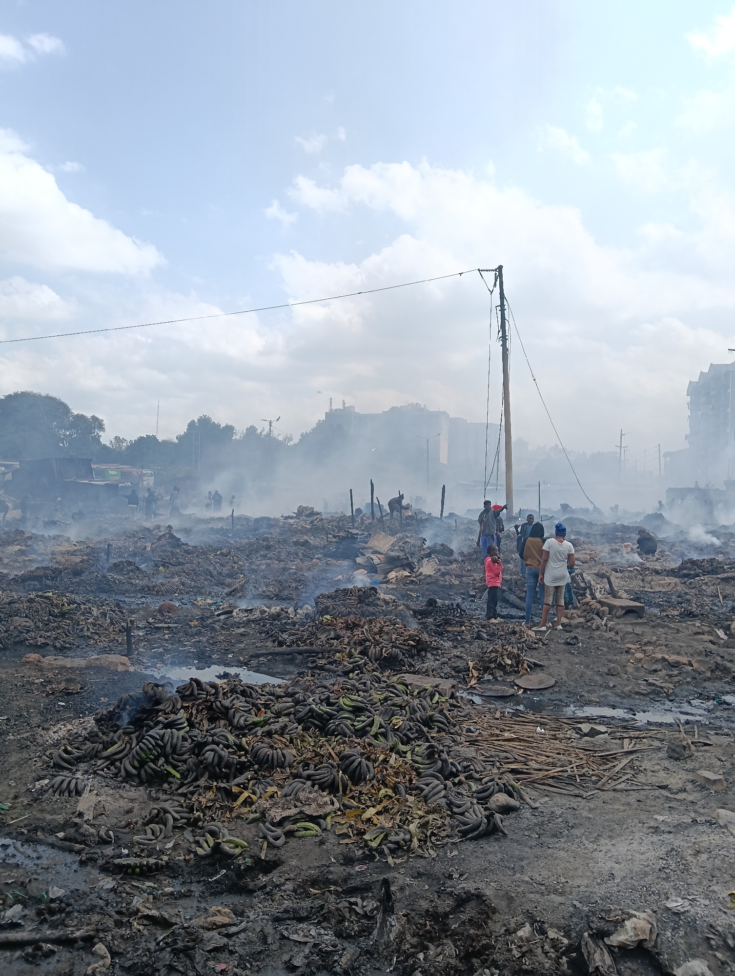 Gikomba Market fire destroys stalls, traders count heavy losses