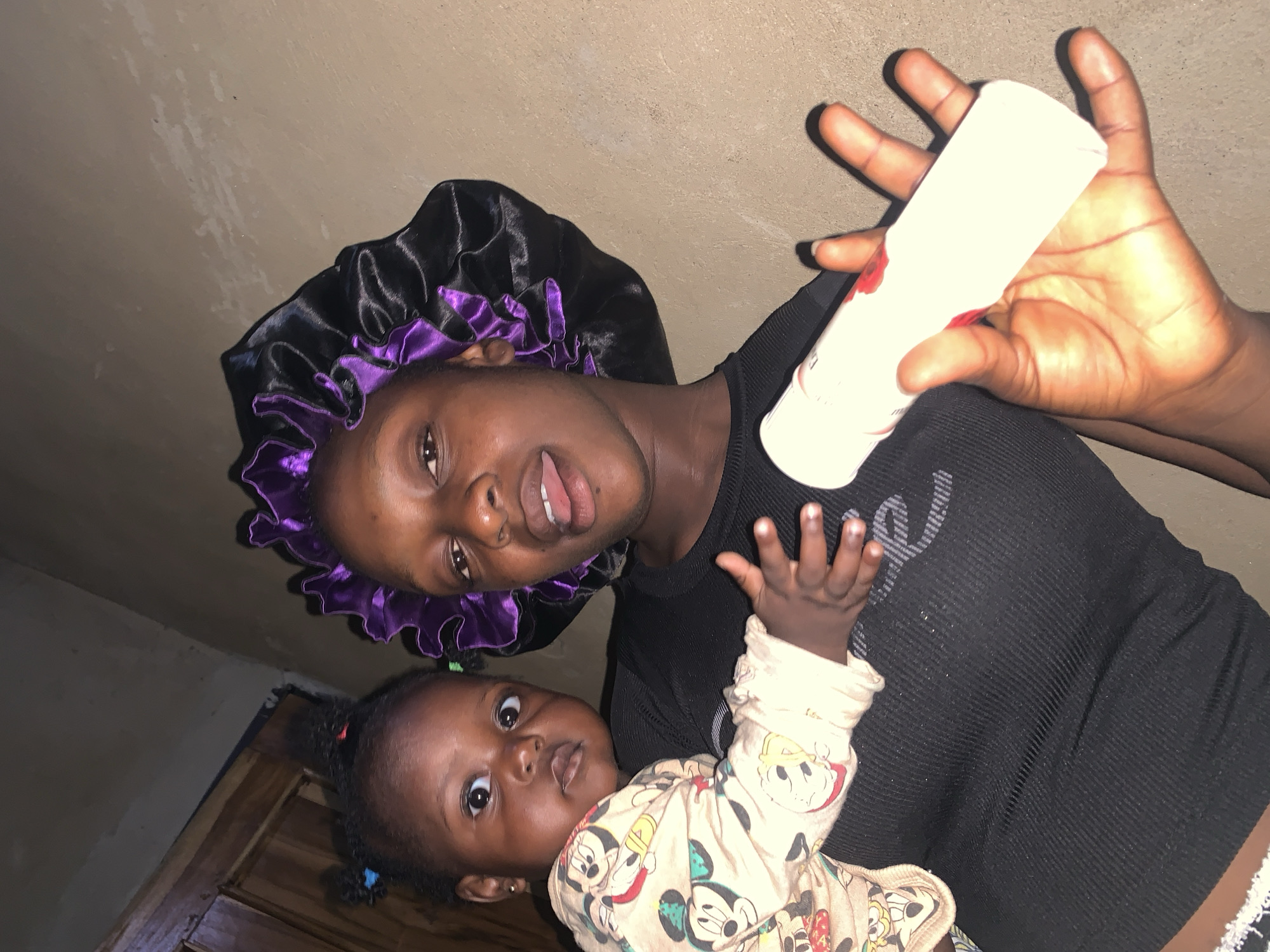 Young mother's daily life documented in Agban, Nigeria