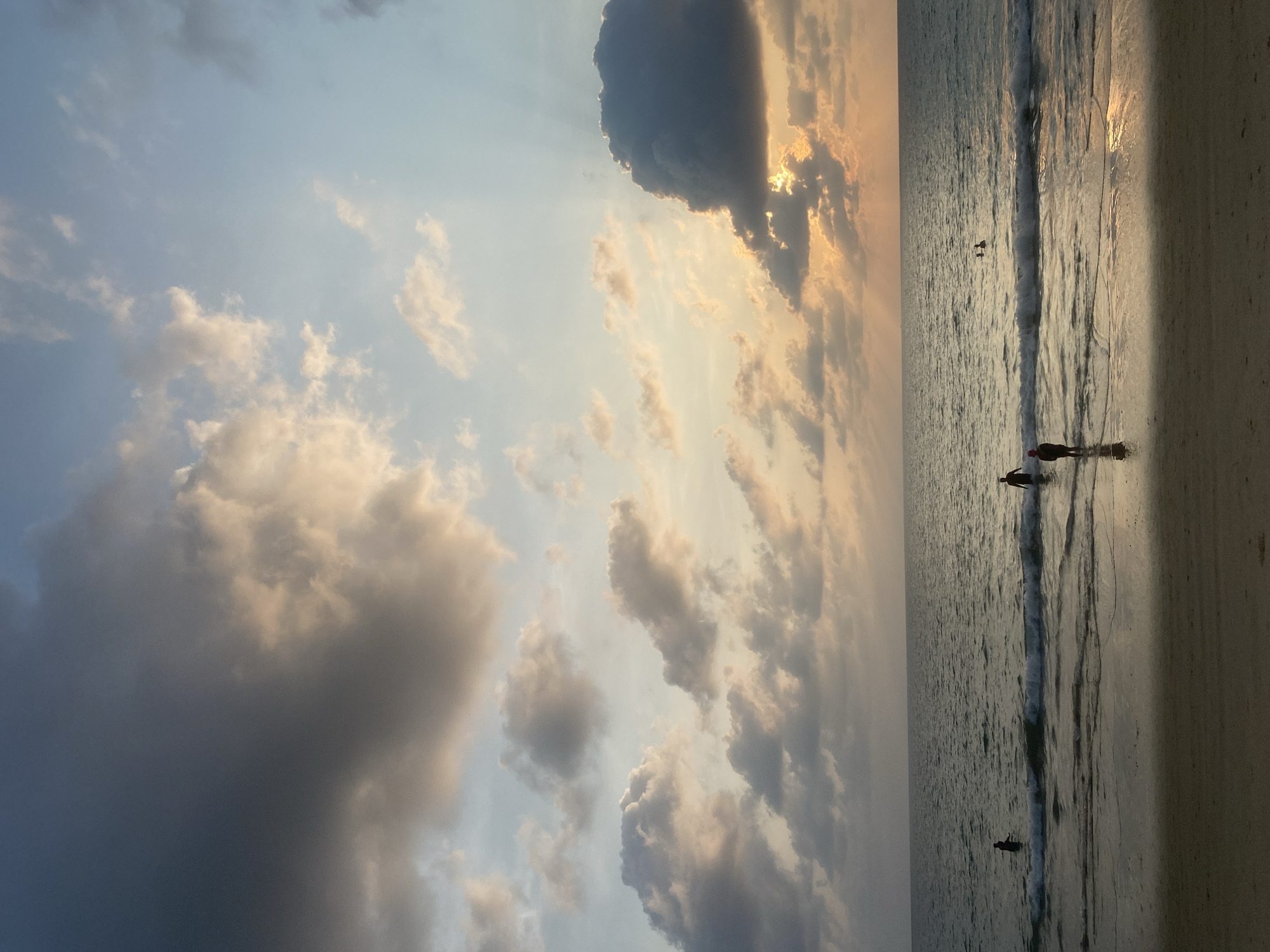 Dramatic sunrise captured at Choeng Thale beach, Thailand