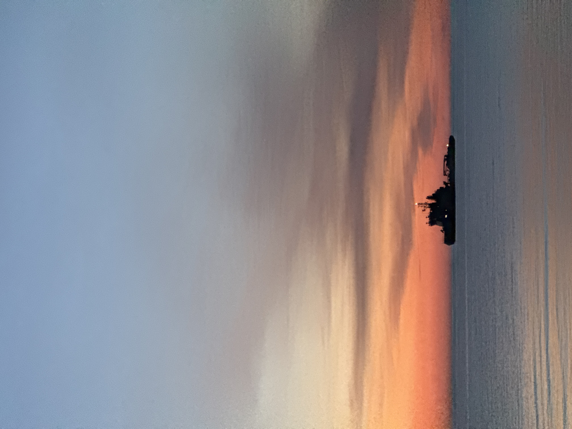 Tallinn waterfront sunset documented over Baltic Sea and marina