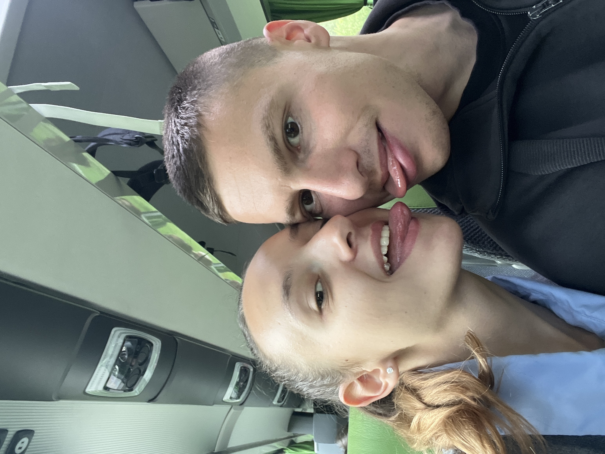 Couple shares playful intimate moments in Saarbrücken