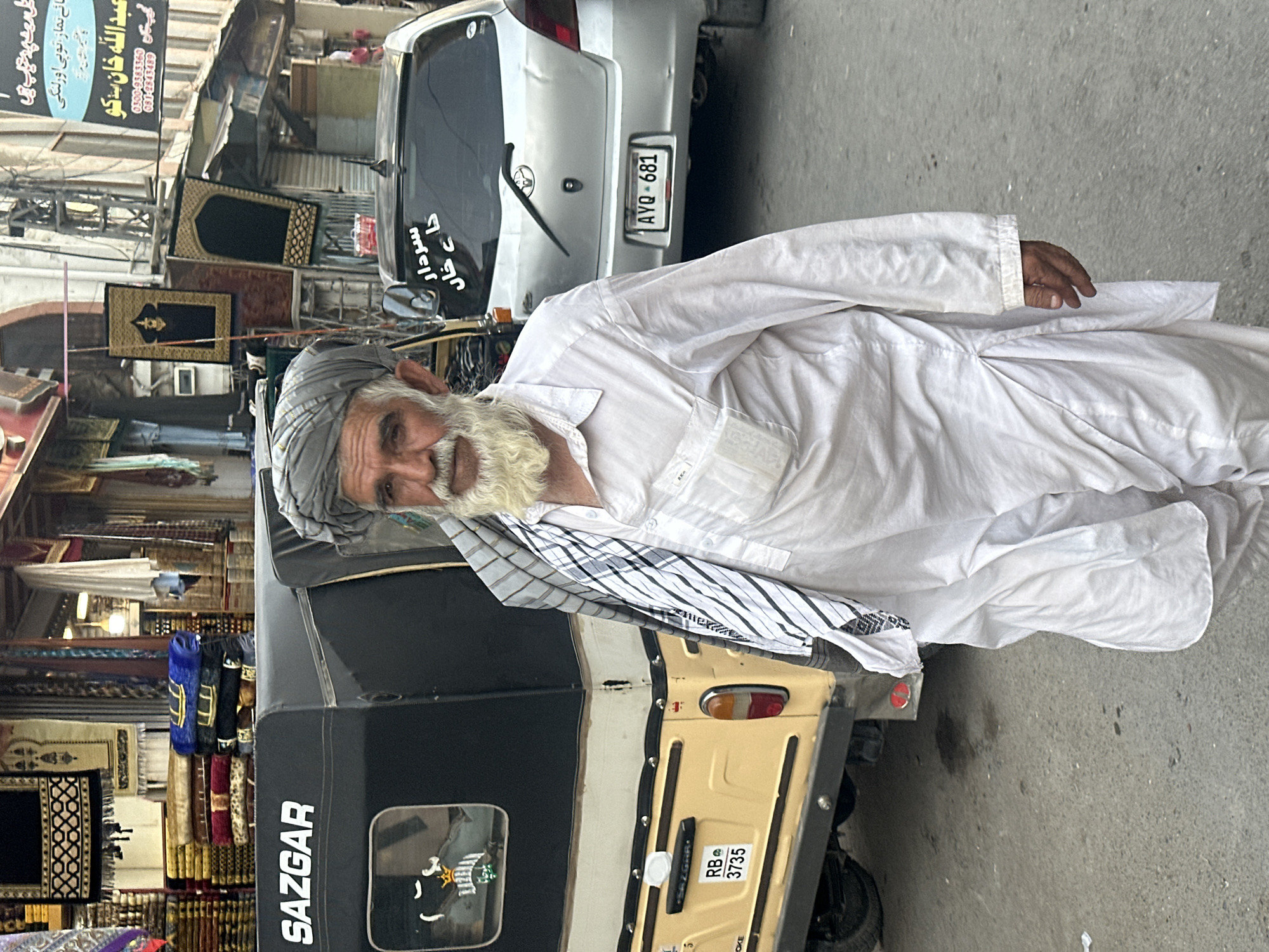 Transportation scenes captured in Quetta City during midday