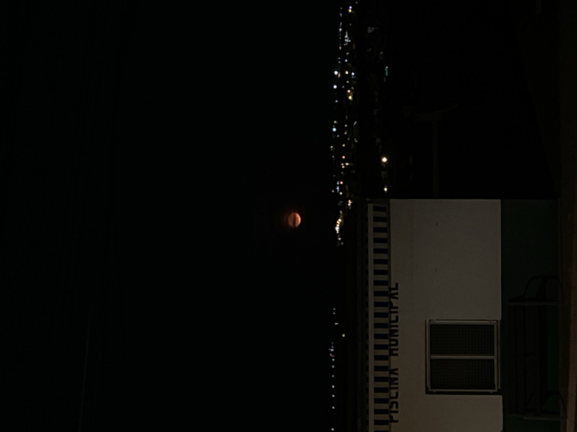 Lunar eclipse observed and documented in Rojales, Spain
