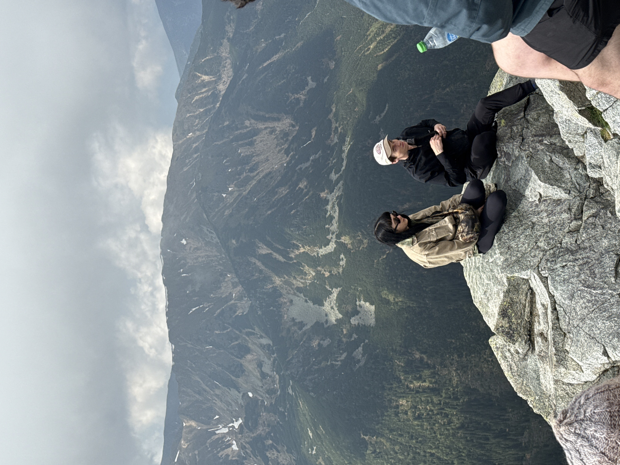 Mountain climbers scale cliffs near Zakopane, Poland