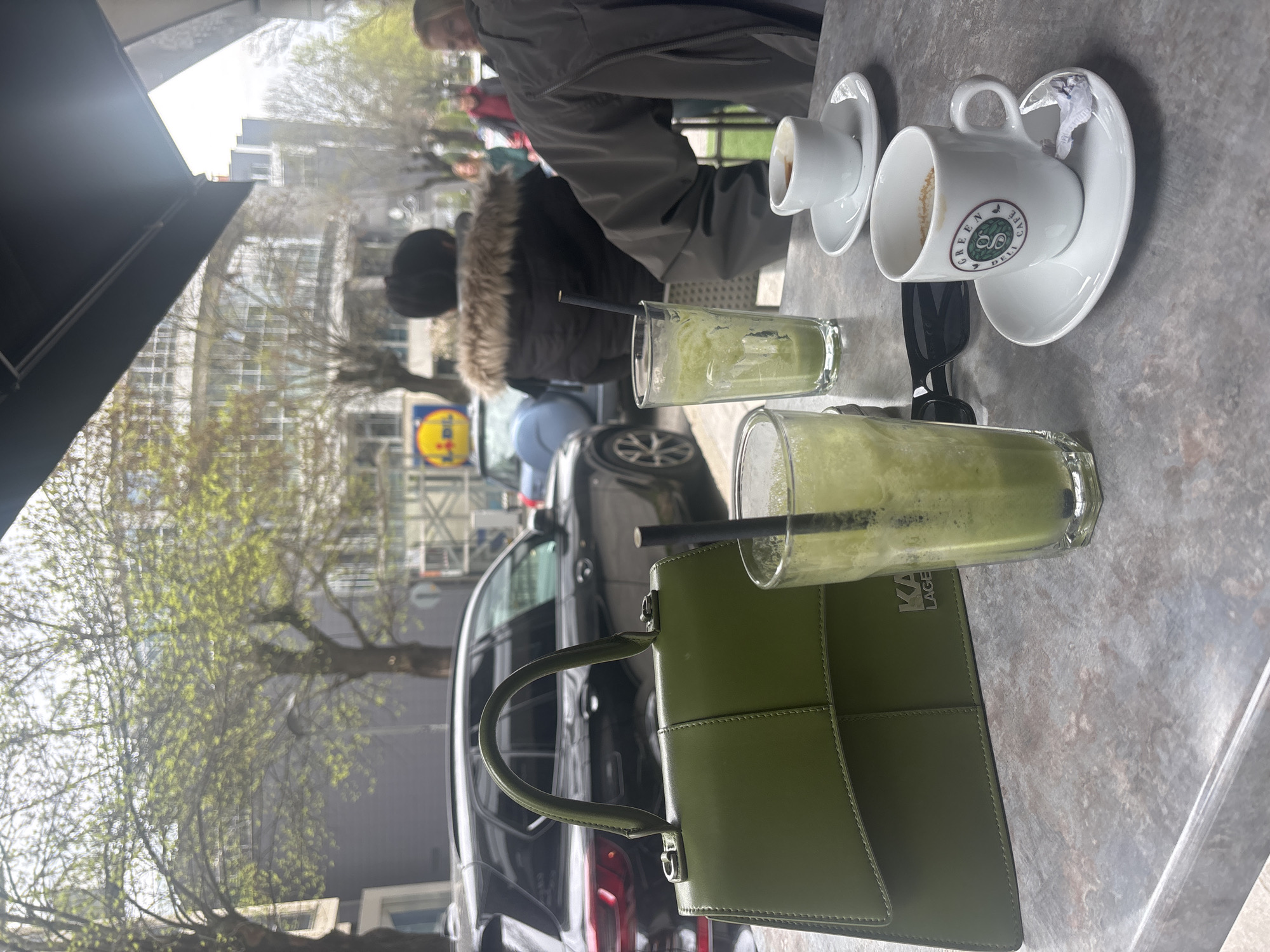 Spring morning scenes captured in downtown Sofia, Bulgaria