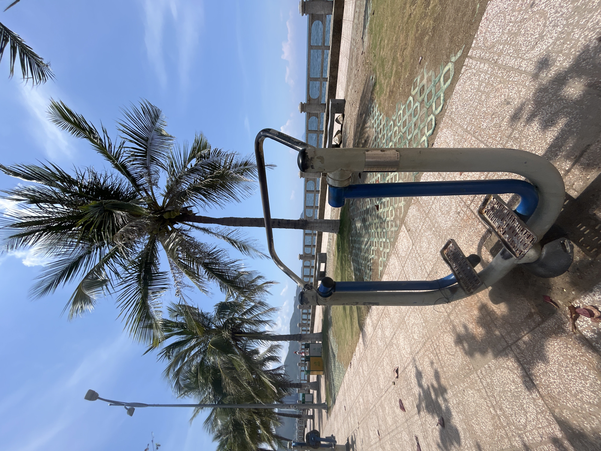 Public fitness area observed in Bac Nha Trang Ward