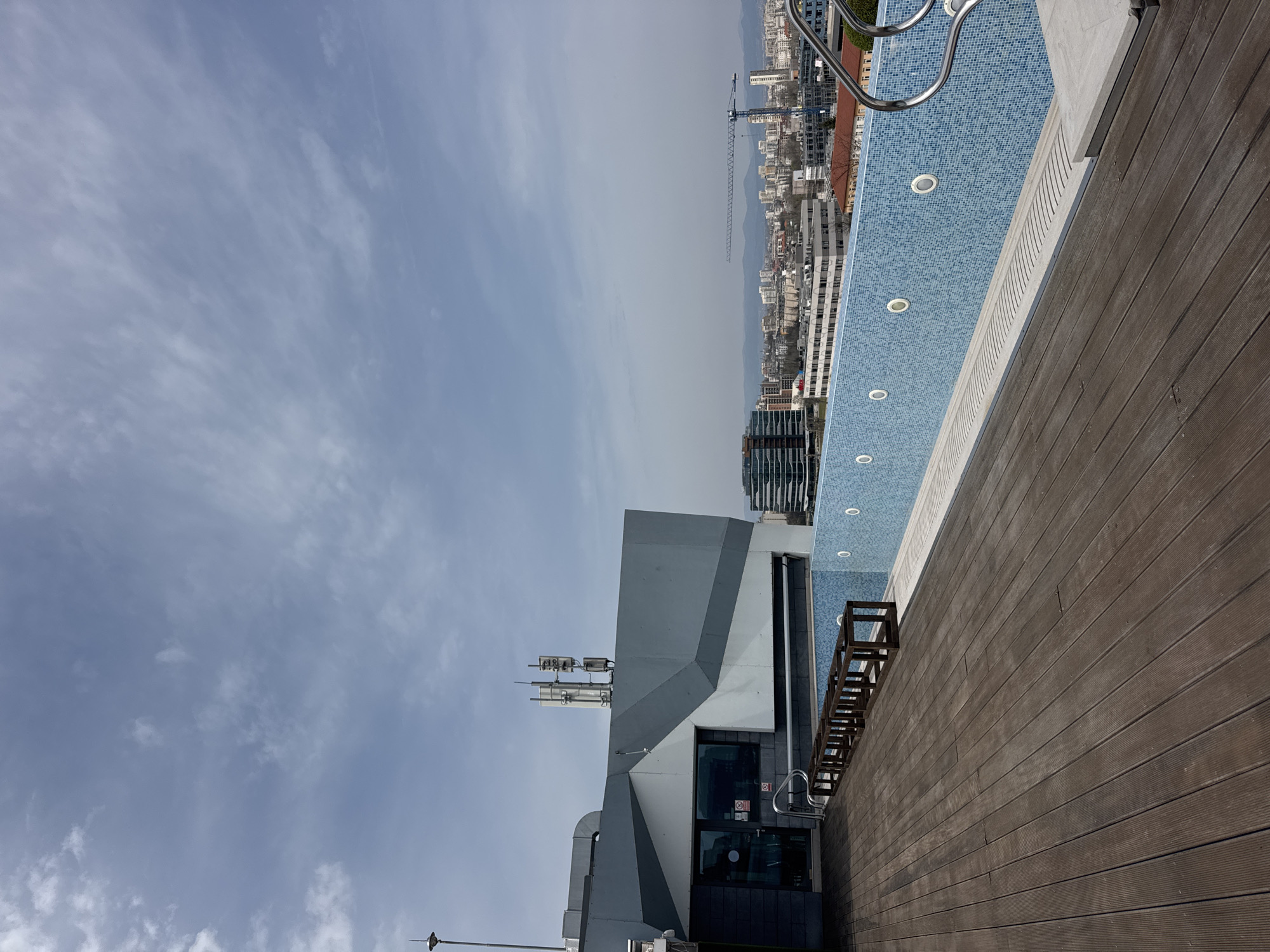Rooftop pool documentation spans 29 minutes in Sofia