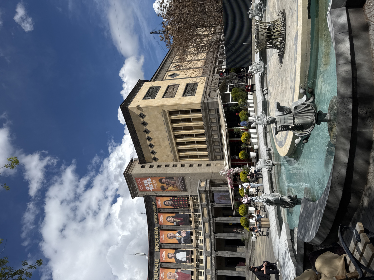Sunny afternoon scenes captured across Yerevan's public spaces