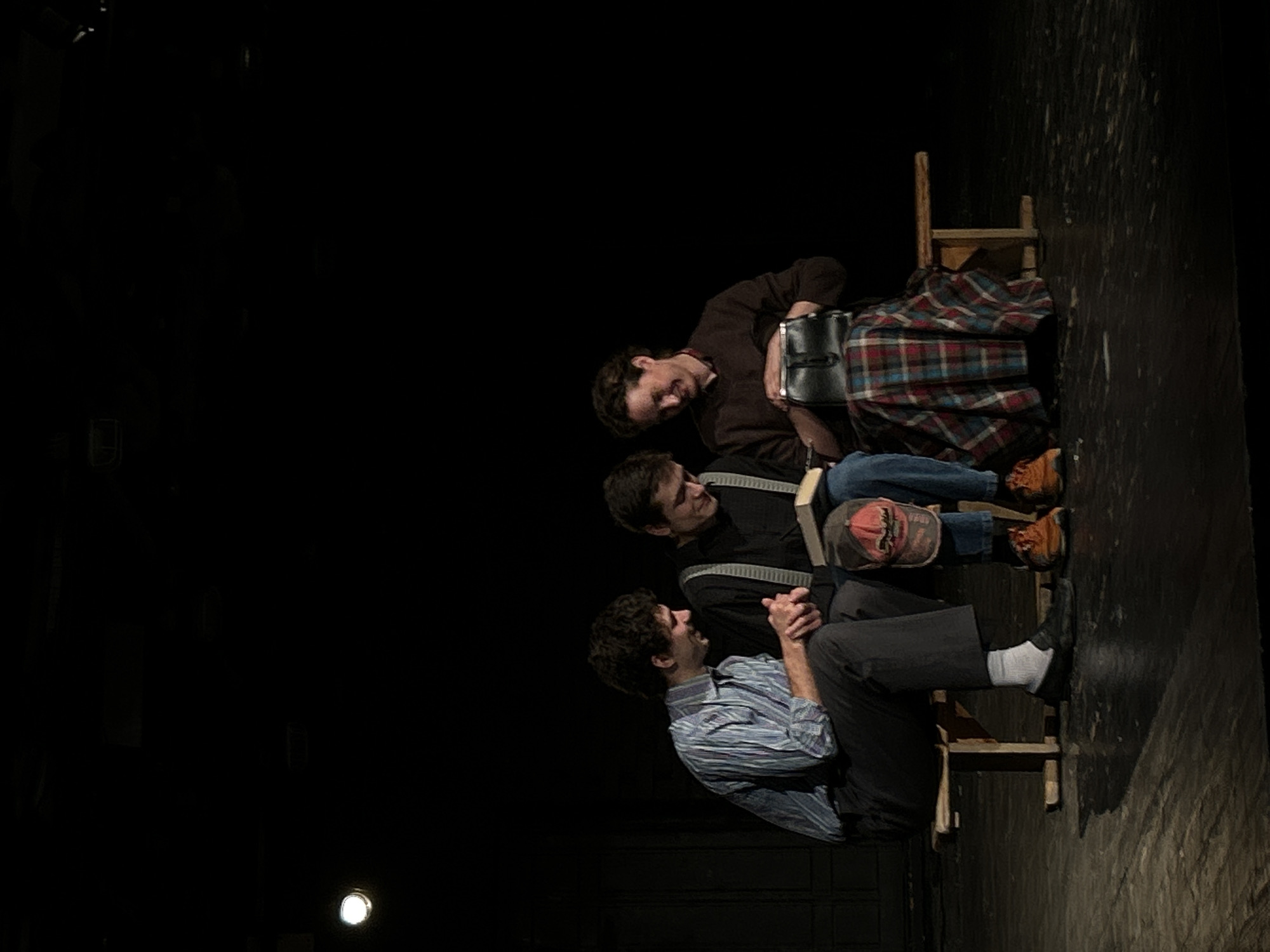 Behind the scenes and onstage at a theater production