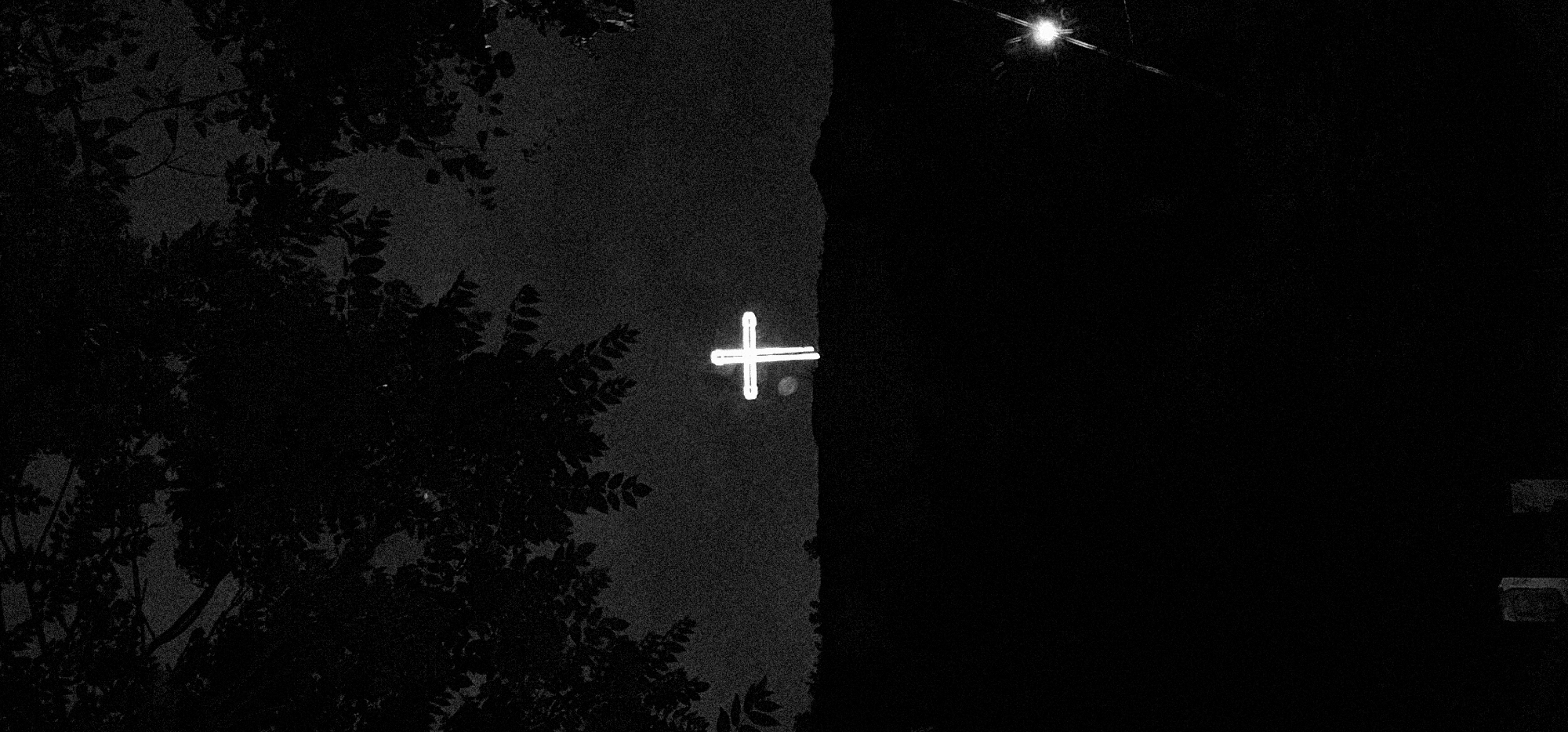 Anonymous photographer documents nighttime journey in black and white