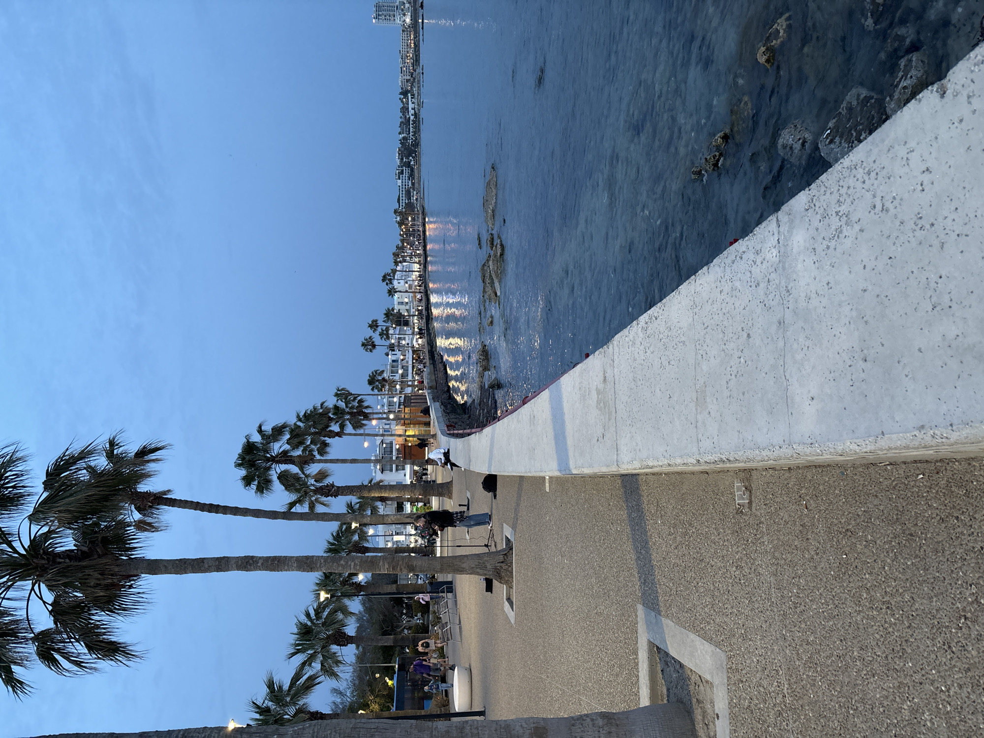 Coastal promenade scene documented in Paphos, Cyprus