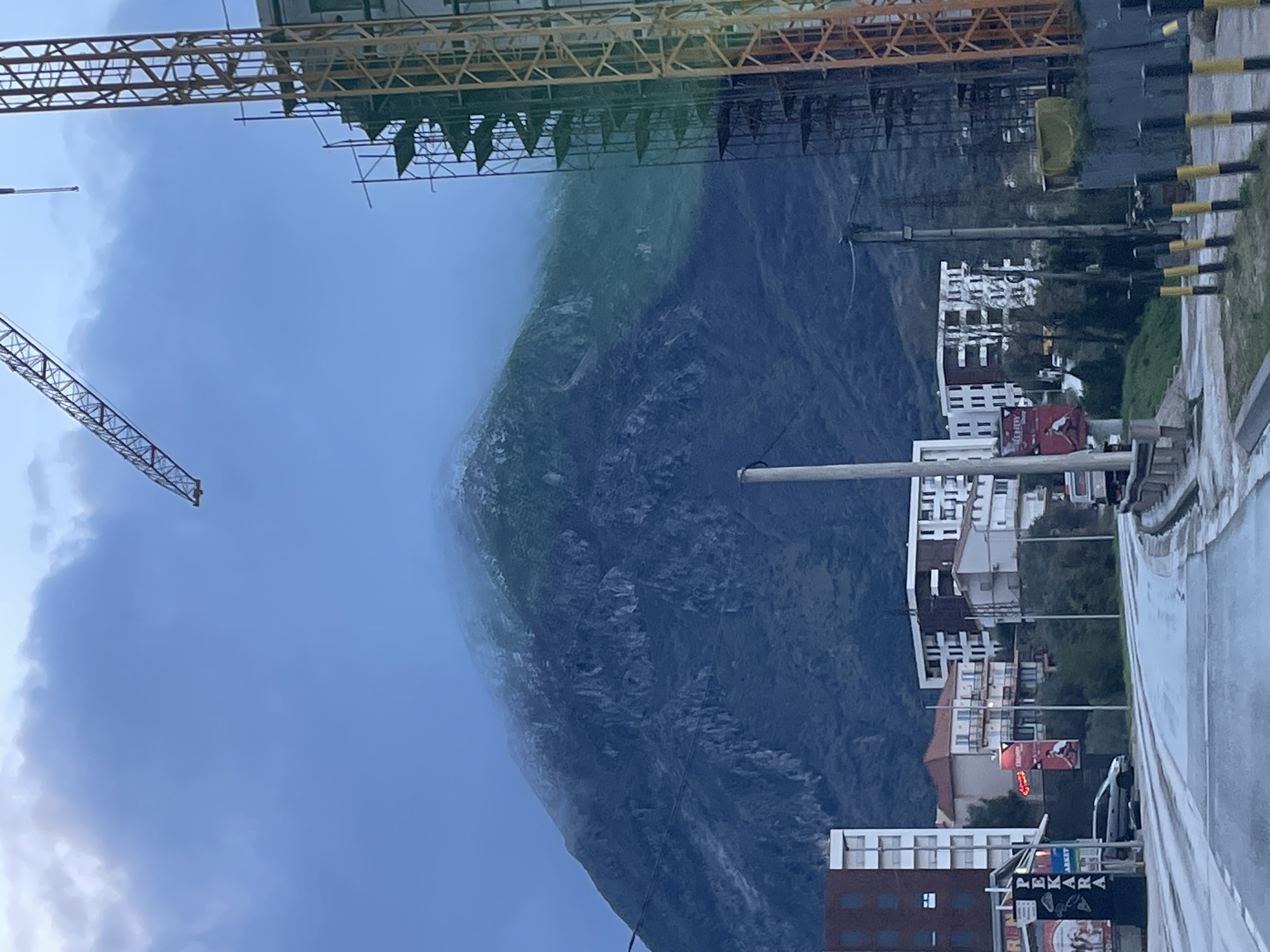 Wet morning conditions observed in Tomba Montenegro industrial area