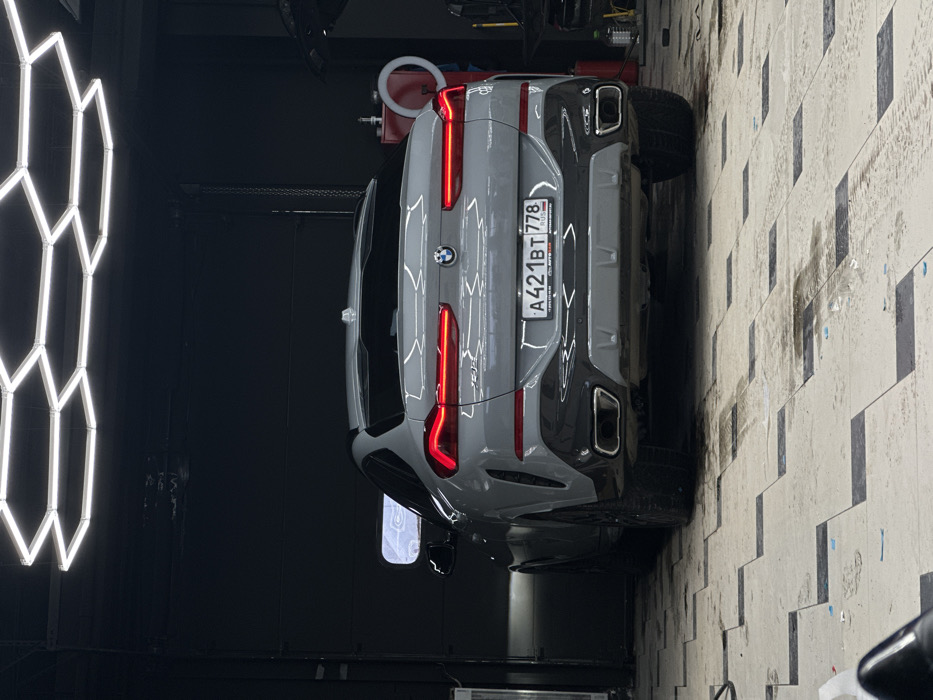 BMW detailing work documented across Saint Petersburg facilities