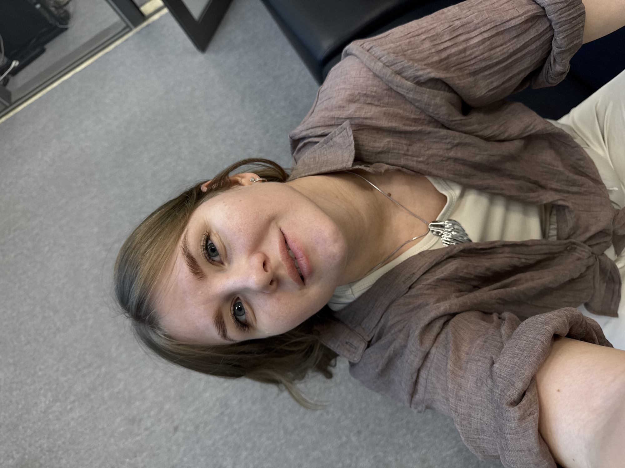 Woman documents daily activities across indoor locations in Perm