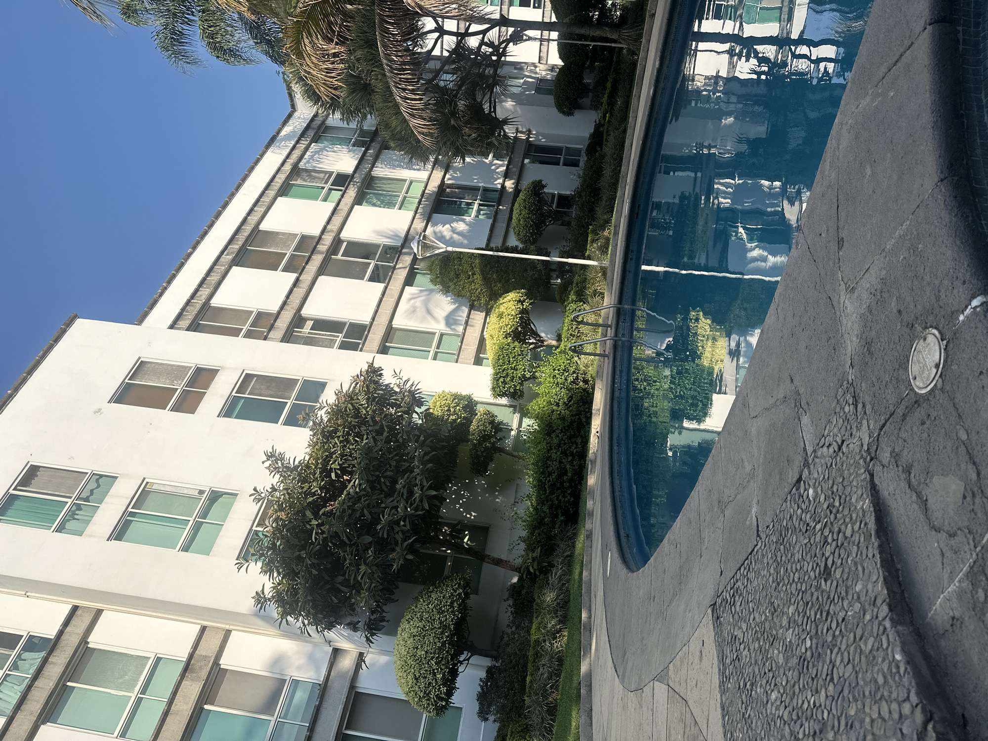 Swimming pool observed in Cuernavaca, Mexico