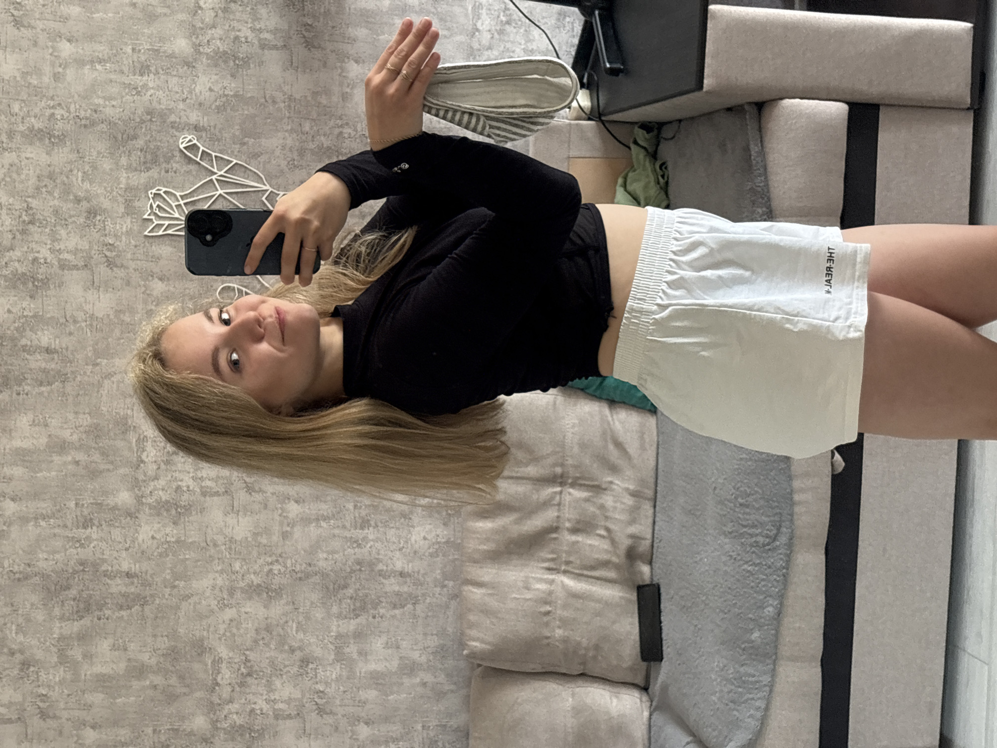 Afternoon selfies and a Kia dashboard shot from the same day