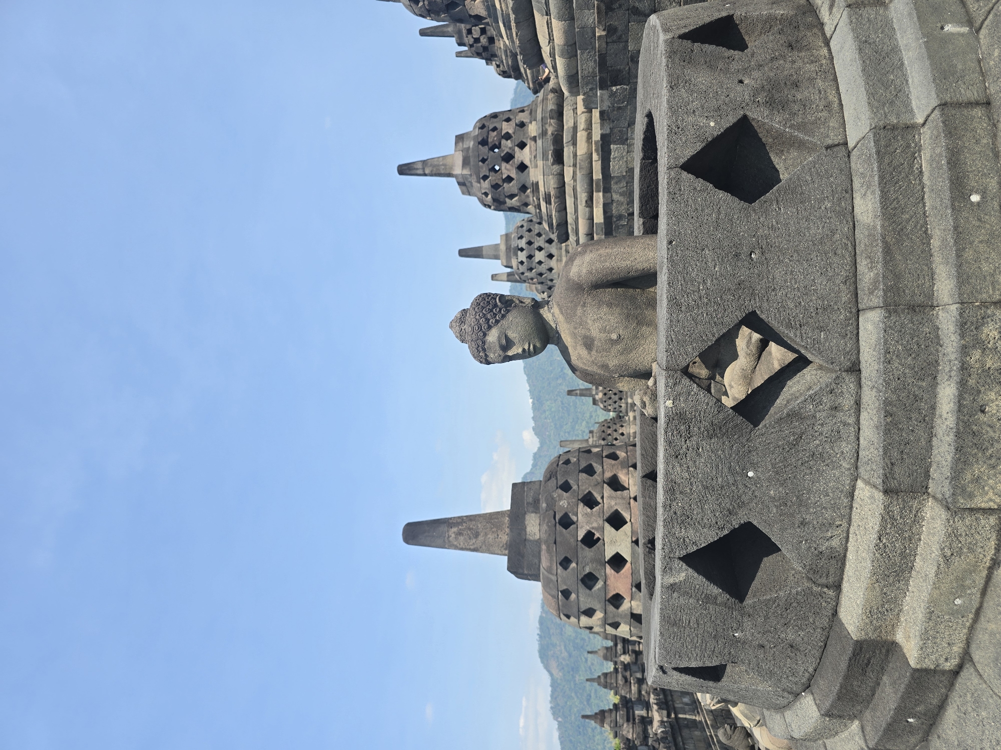 Dawn documentation of Borobudur Temple captured from multiple angles