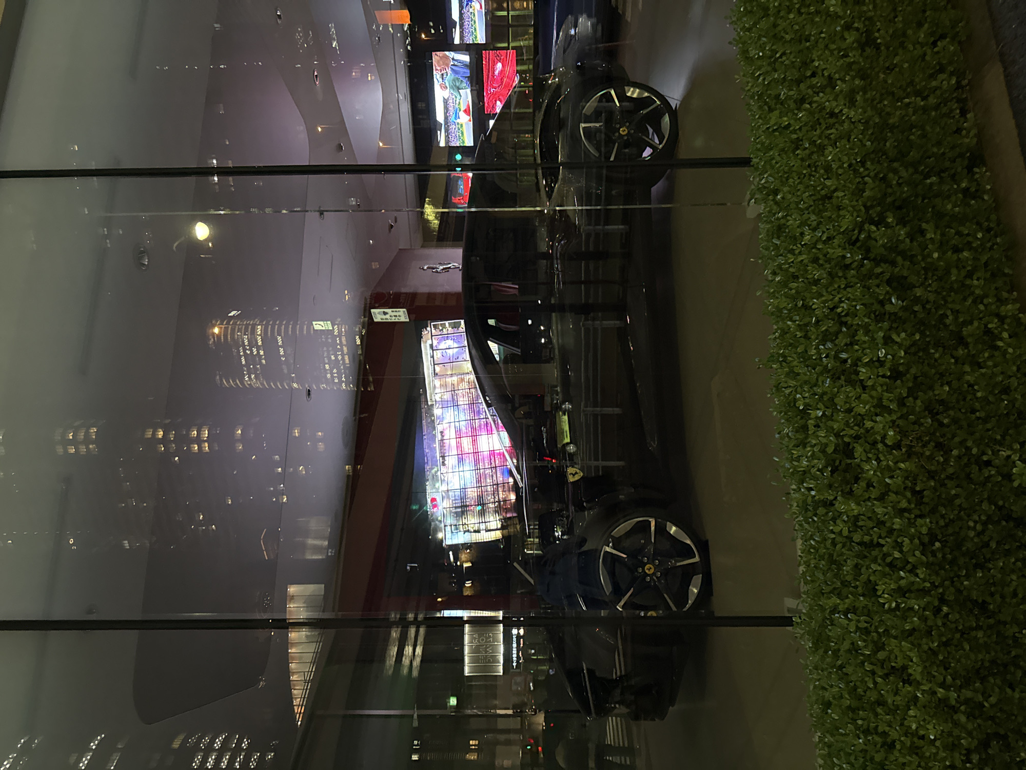 Urban street scenes documented in Minato featuring Ferrari dealership