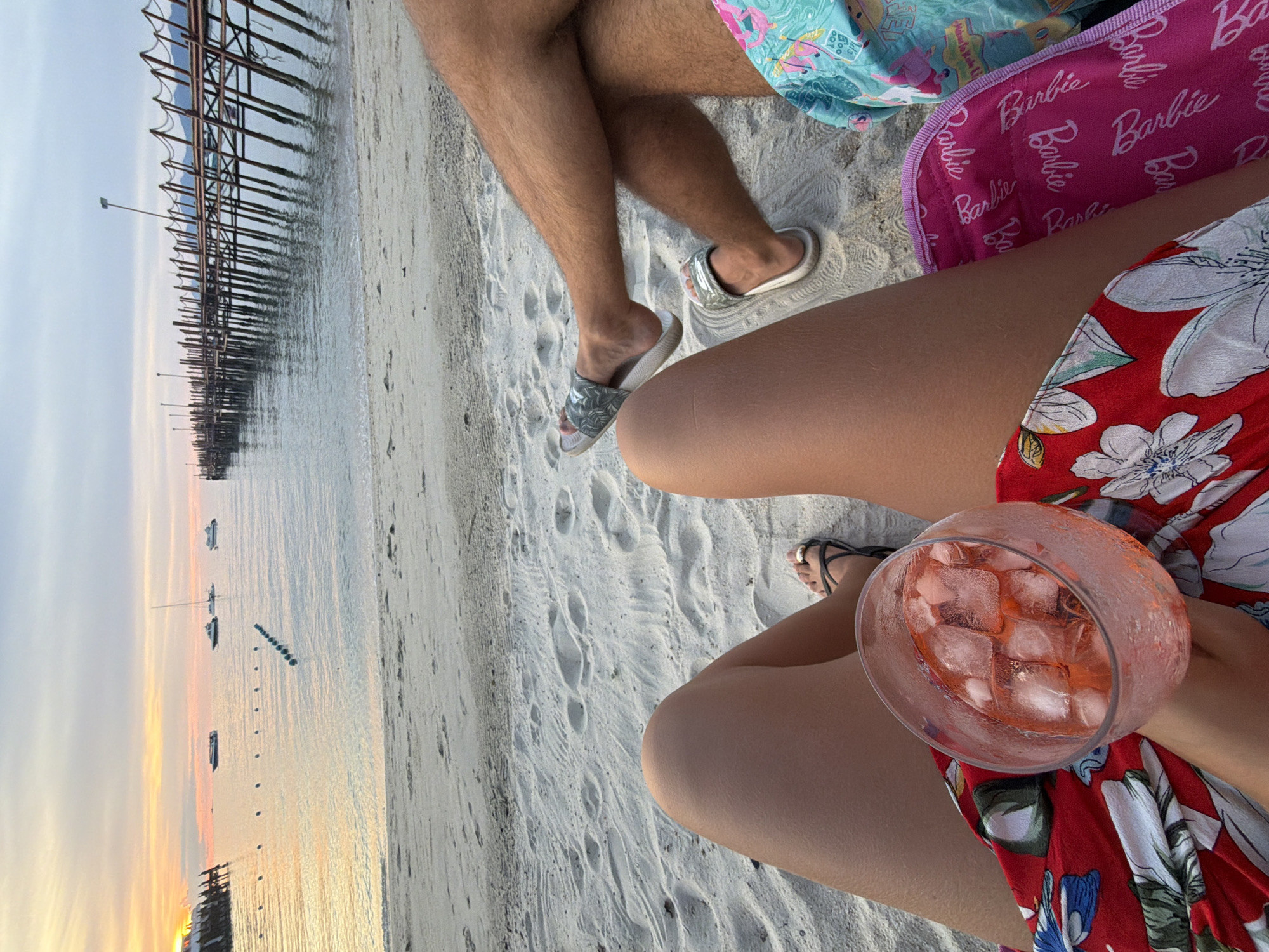 Lazy beach afternoon at Koh Samui's Baan Bang Rak pier
