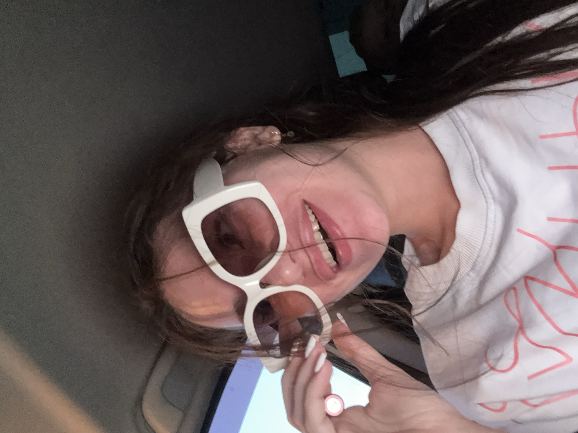 Selfie session in a parked car, Novosibirsk