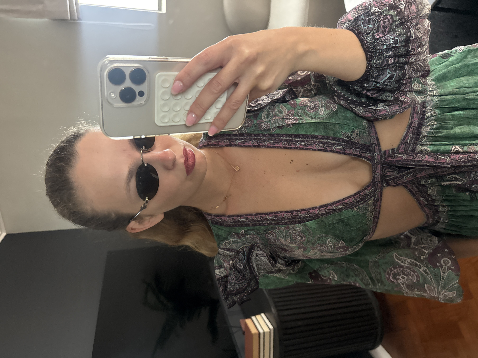 Woman Takes Selfies in Modern Cape Town Interior